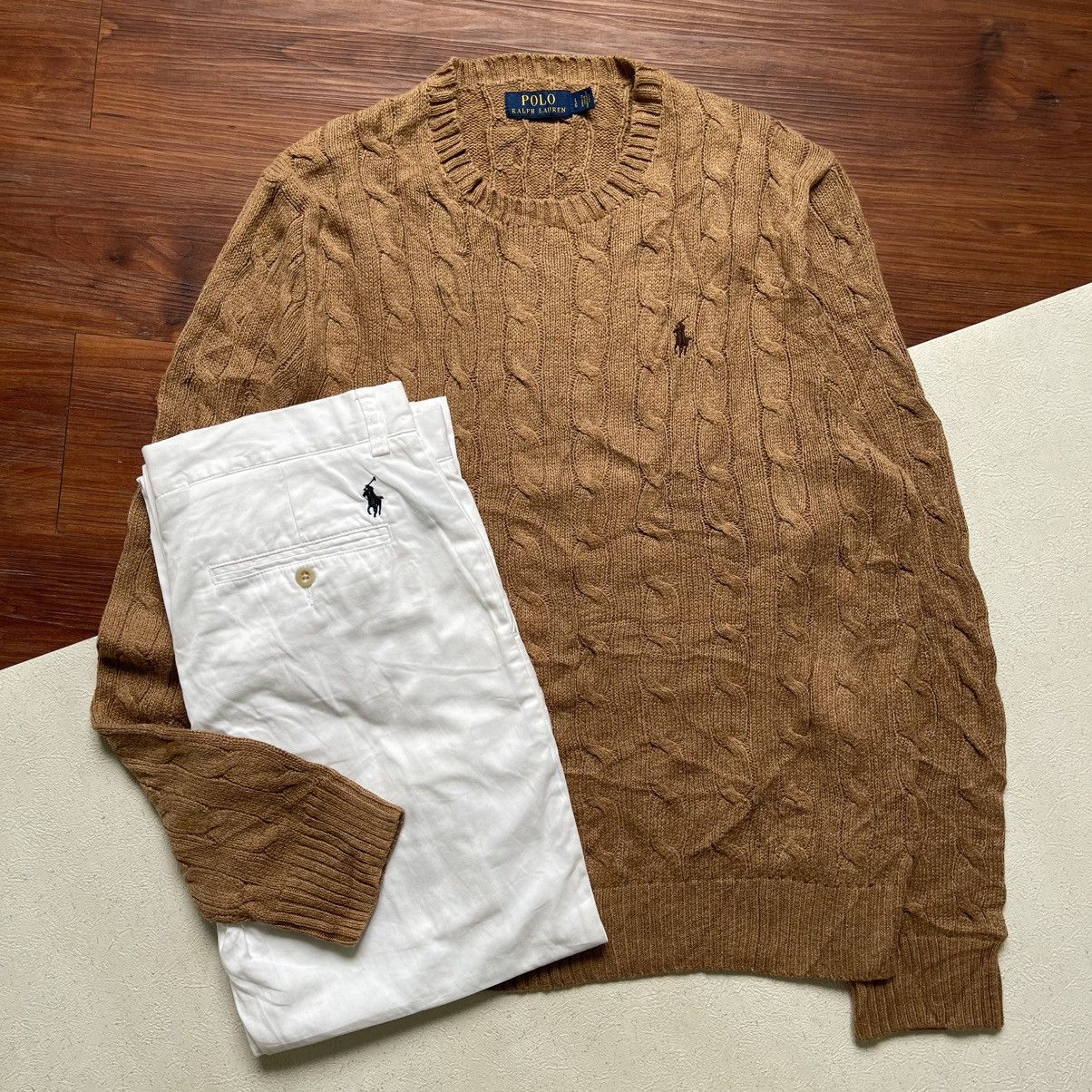 Polo Ralph Lauren cable knit ralph lauren Size US L / EU 52-54 / 3 - 1 Thumbnail