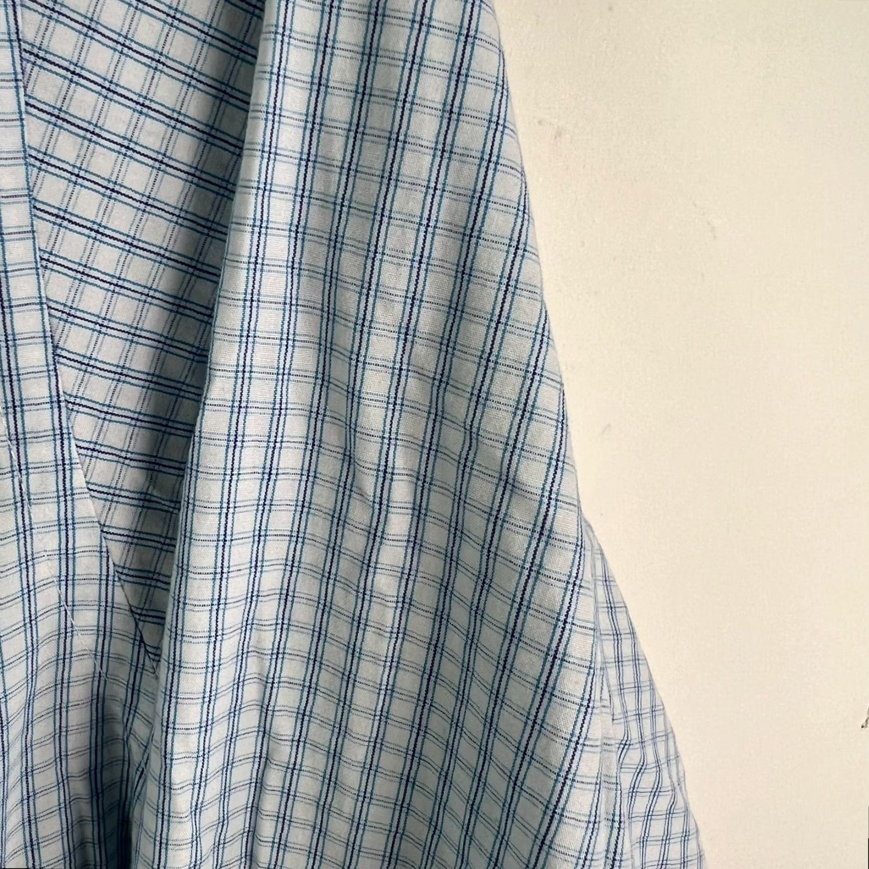 Arrow Arrow Stripe Fitted Button-Up Shirt 18 34/35 Blue Long Sleeve Mens Size US XXL / EU 58 / 5 - 2 Thumbnail