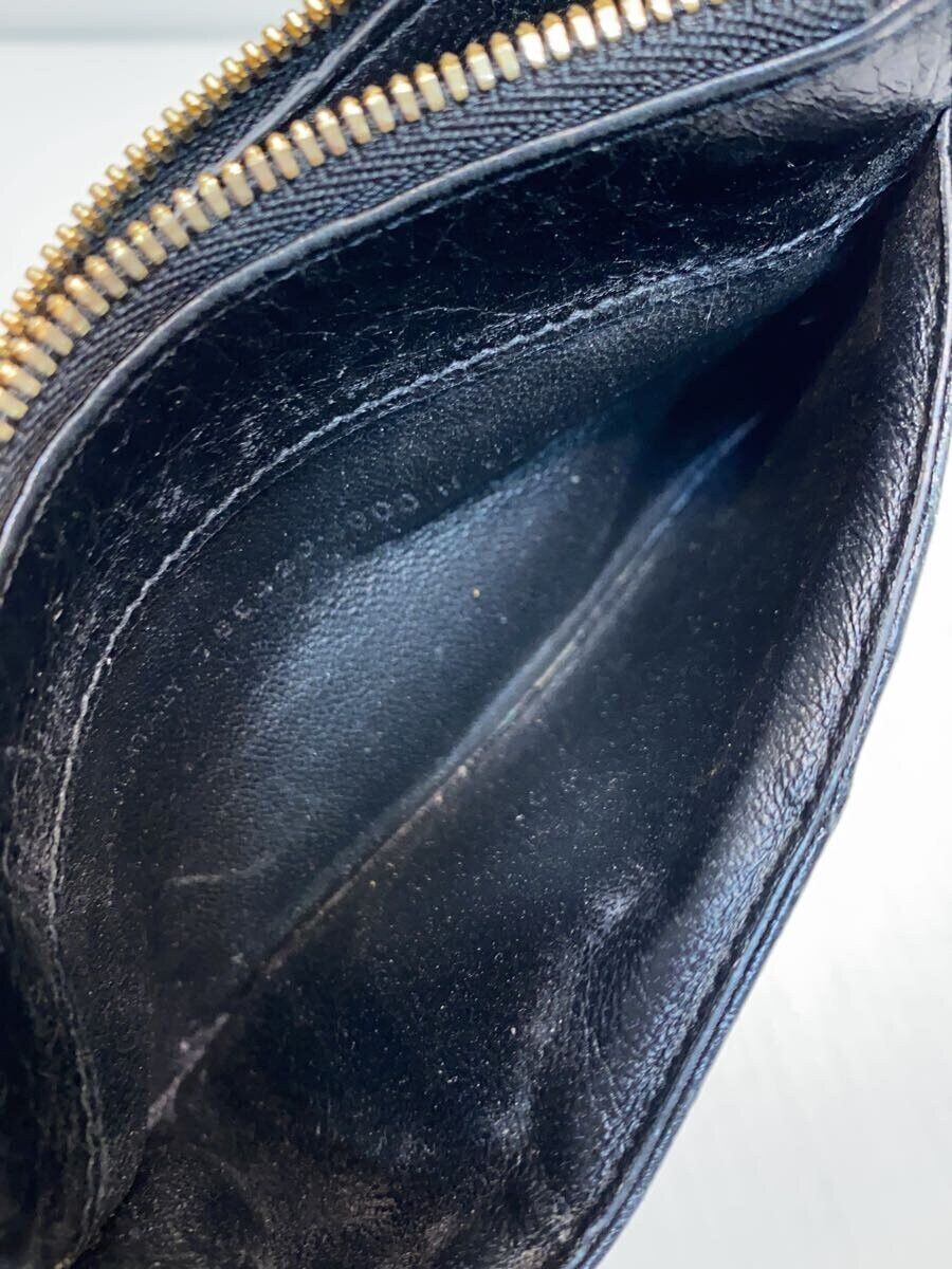 Balenciaga Balenciaga Monaco Flap Leather Coin & Card Holder Black Size ONE SIZE - 5 Thumbnail