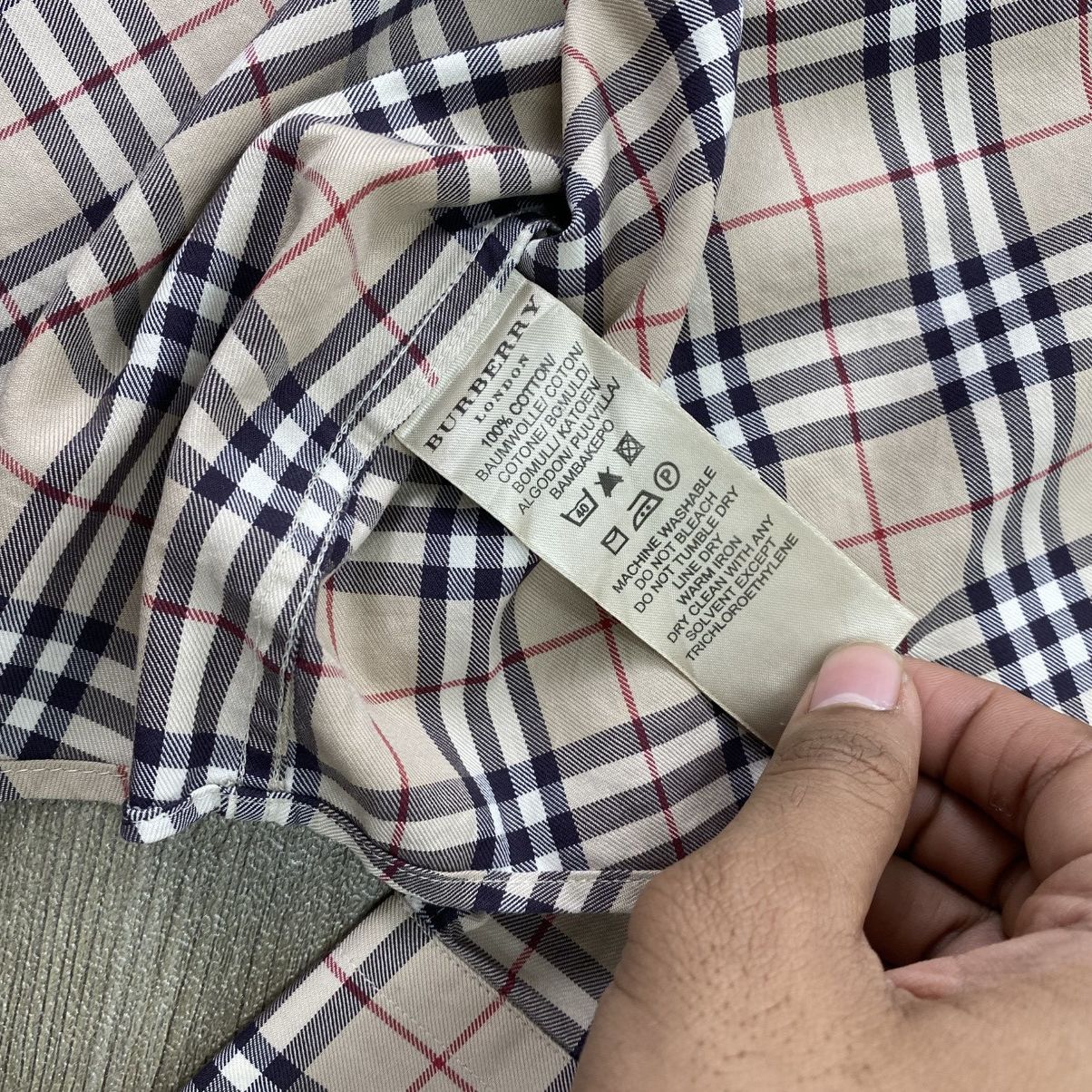 Burberry Burberry London Nova Check Plaid Button Up Shirt Luxury Size US L / EU 52-54 / 3 - 8 Thumbnail