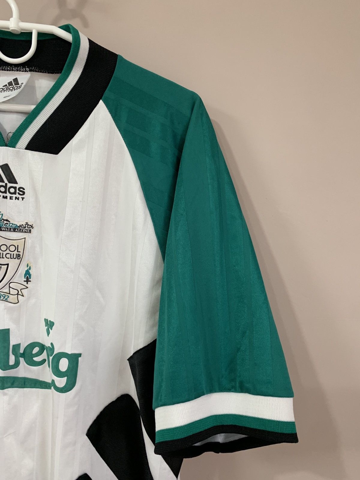 Adidas Liverpool 1993 Away Football Shirt Adidas Vintage Soccer #23 Size US M / EU 48-50 / 2 - 4 Thumbnail