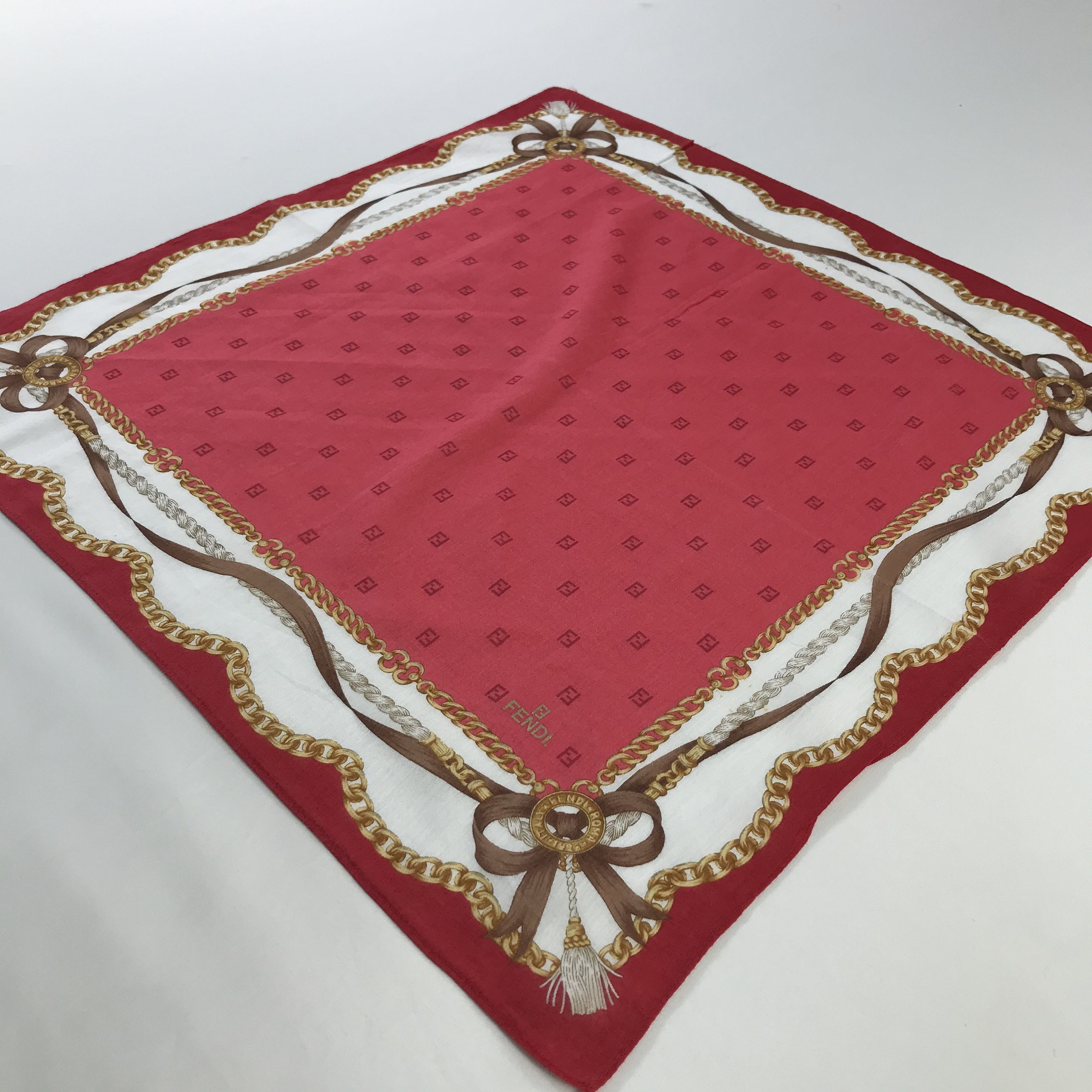 Vintage Vintage Fendi Bandana / Handkerchief / Neckerchief - S935 Size ONE SIZE - 2 Thumbnail