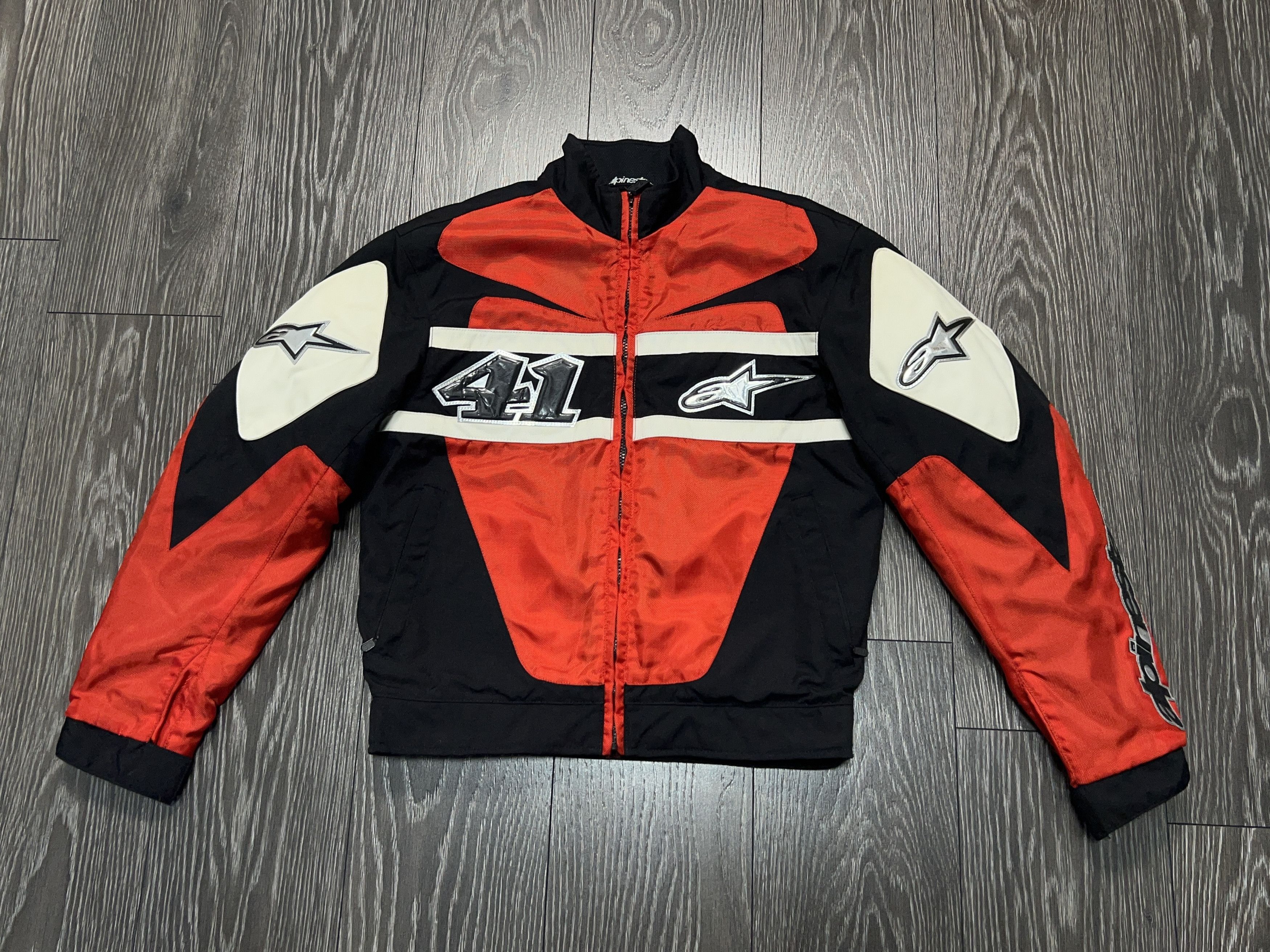Vintage Alpinestars #41 Troy Lee Designs Racing Mototcycle Jacket Size US S / EU 44-46 / 1 - 1 Thumbnail