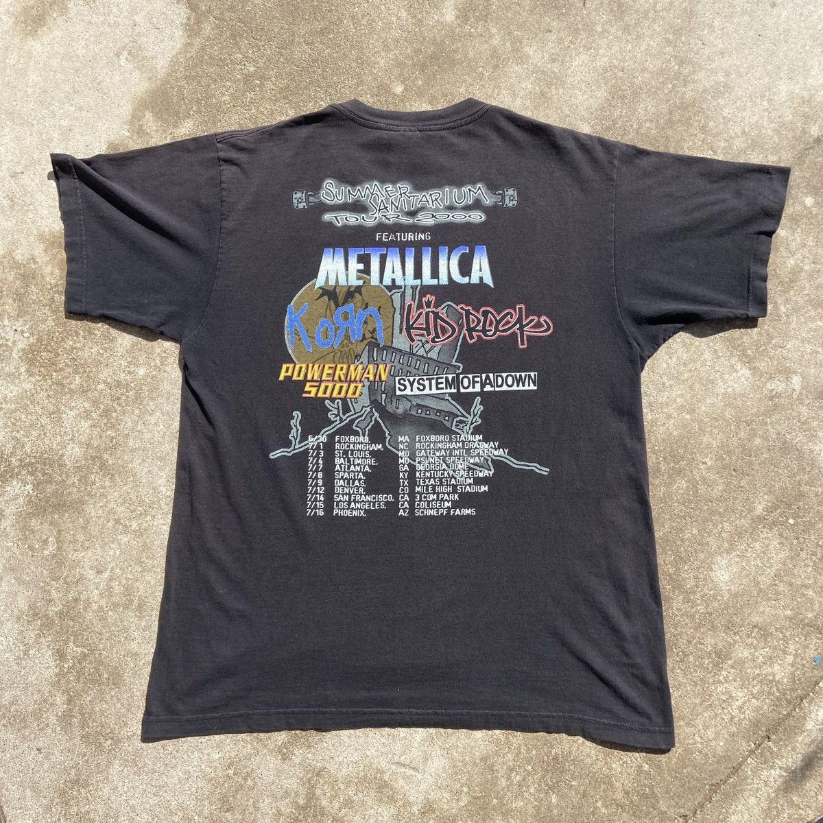 Giant Summer Sanitarium “Meet the Inmates” Metallica Tour 2000 Size US XL / EU 56 / 4 - 2 Thumbnail