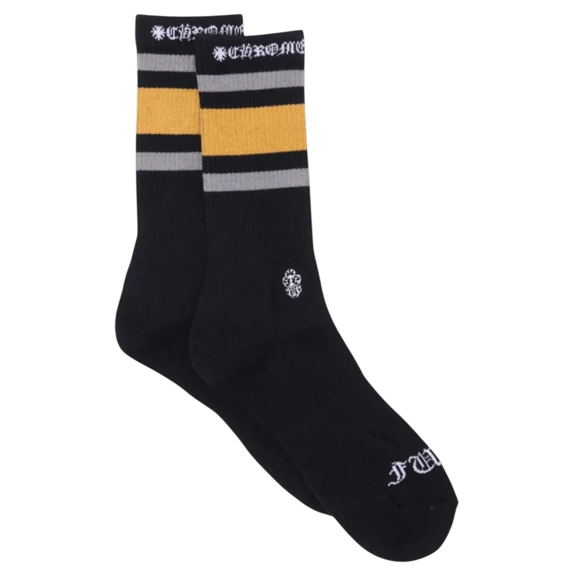 Chrome Hearts Woman's Sport Sock Medium Yellow | Grailed