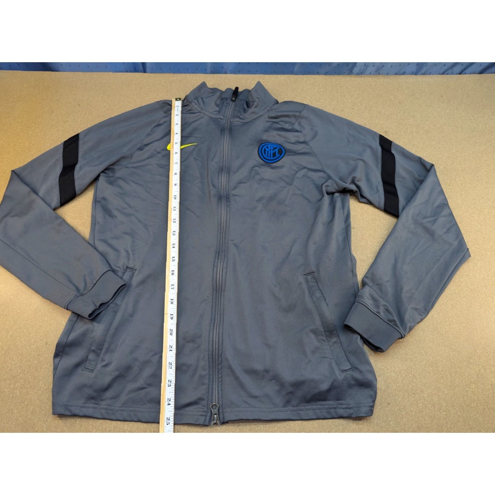 Nike Nike AC Milan 2020-2021 Sports Jacket Mens Size M Training Football Track Field Grey Jacket Size US M / EU 48-50 / 2 - 4 Thumbnail