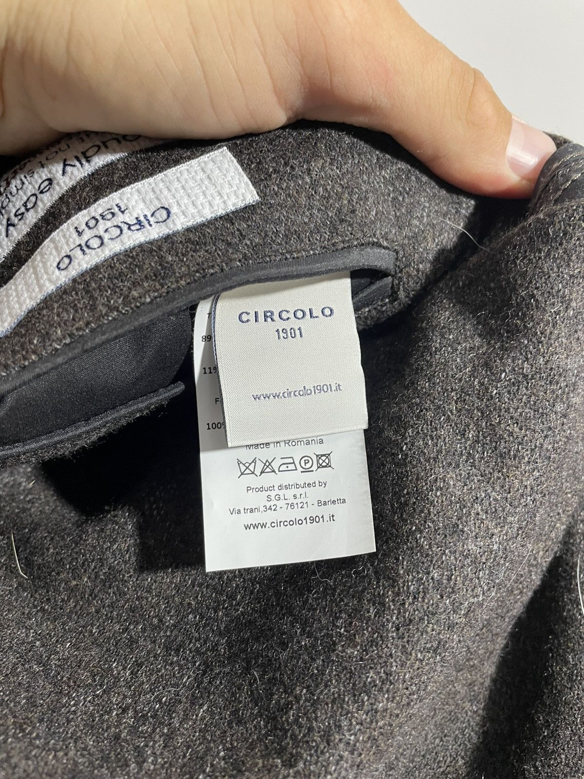 Circolo 1901 Circolo 1901 Dark Brown Wool Mens blazer size 52 Size 52R - 12 Thumbnail