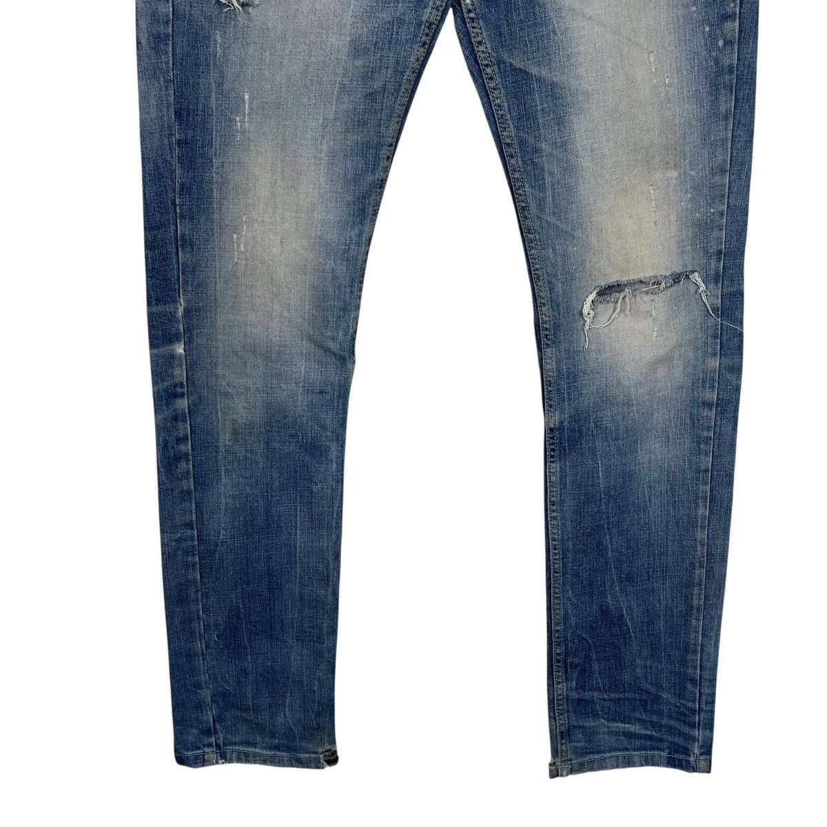Other Vintage GRF Distressed Denim Jeans Size US 34 / EU 50 - 4 Thumbnail