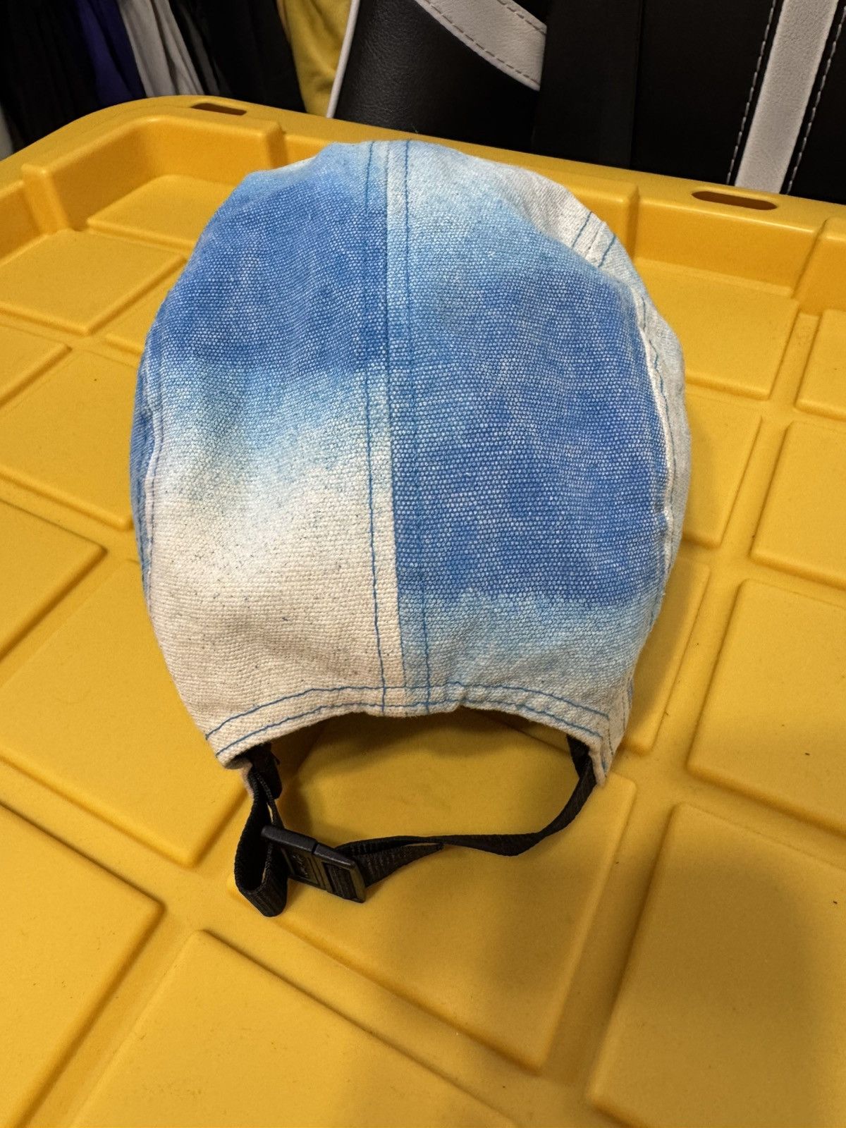 Supreme Supreme Sky Blue and White Denim Hat Size ONE SIZE - 4 Thumbnail