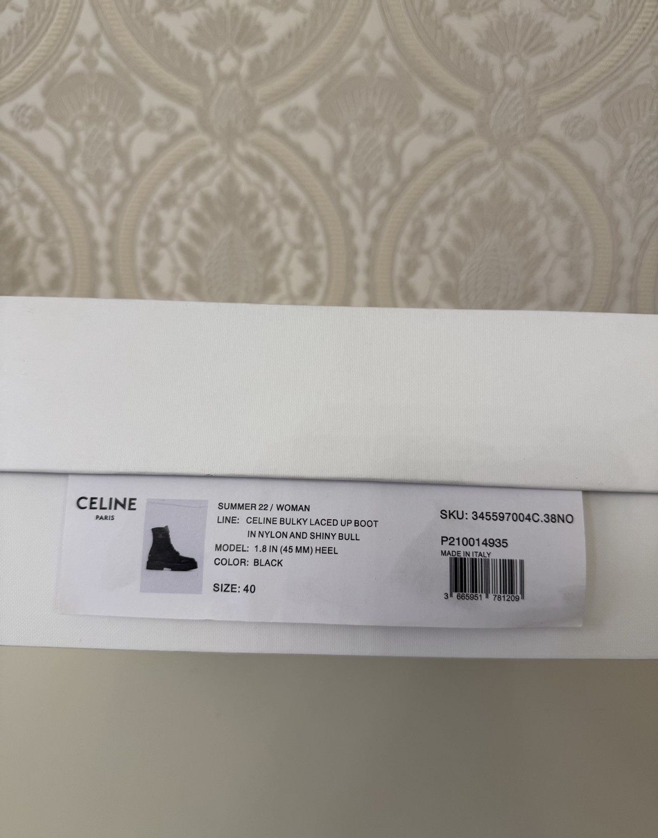 Celine SS 22 Celine Bulky Lace Up Leather Boots Size US 7.5 / EU 40-41 - 6 Thumbnail