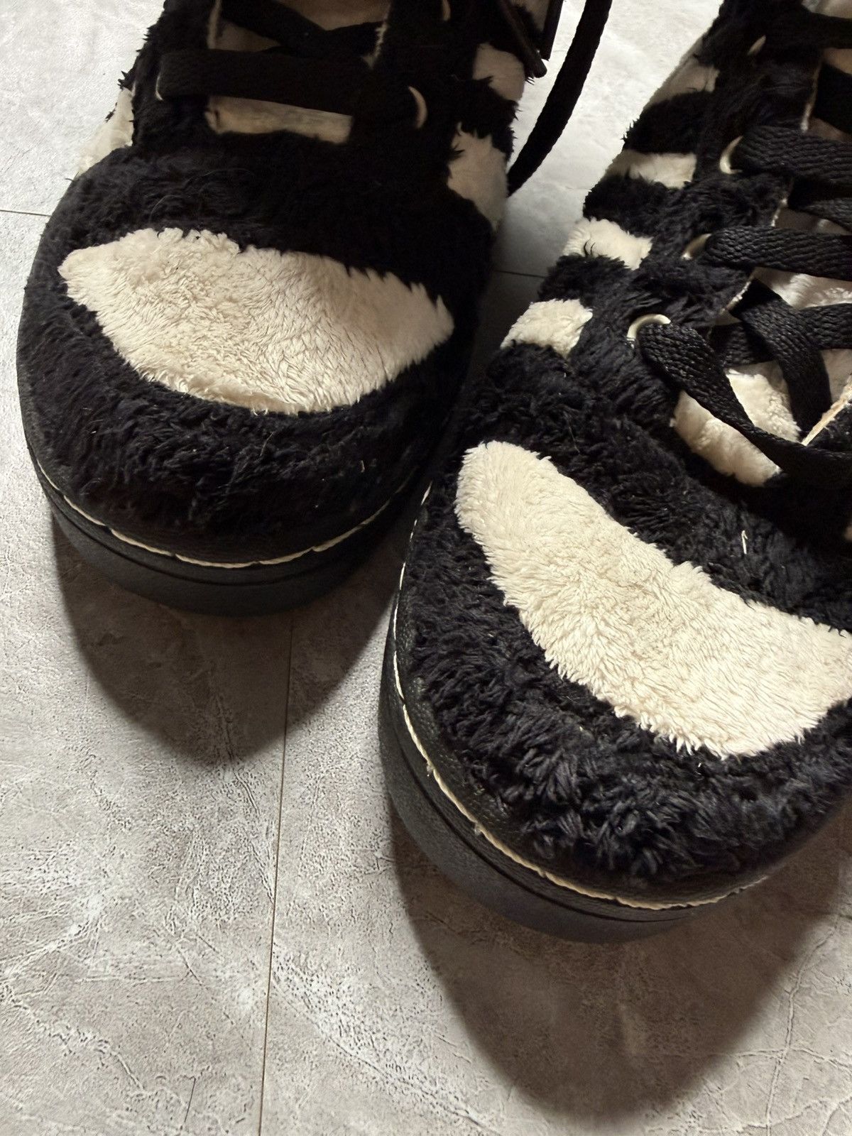 Adidas × Jeremy Scott Adidas By Jeremy Scott F/W 11 Panda Hightop Sneakers Size US 9.5 / EU 42-43 - 4 Thumbnail