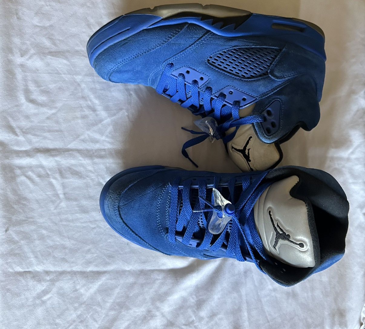Vintage Jordan 5 blue suede Size US 8.5 / EU 41-42 - 2 Thumbnail