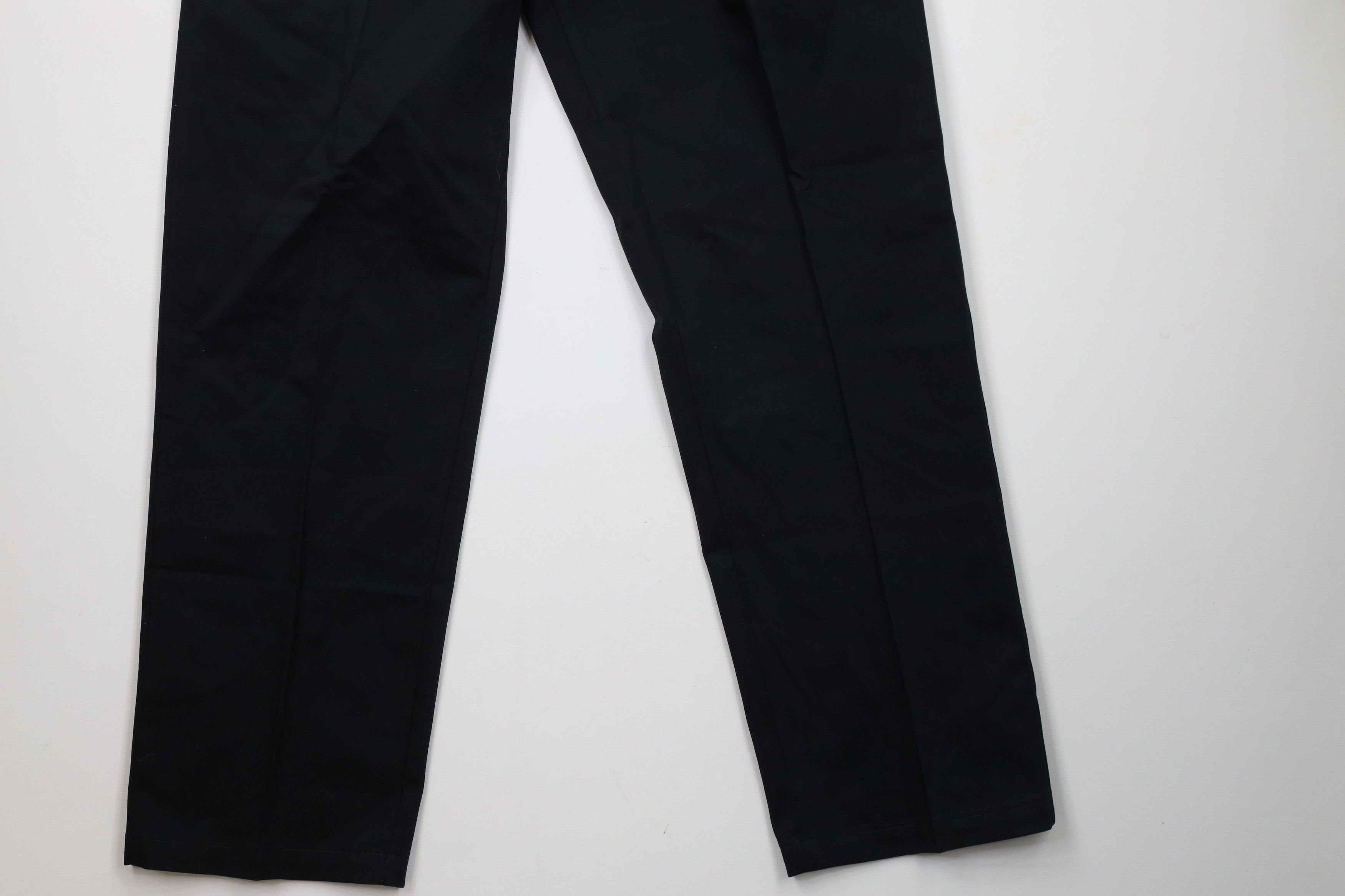 Vintage × Wrangler Deadstock Vintage Y2K Wrangler Wide Leg Chino Pants Black Size US 36 / EU 52 - 4 Thumbnail