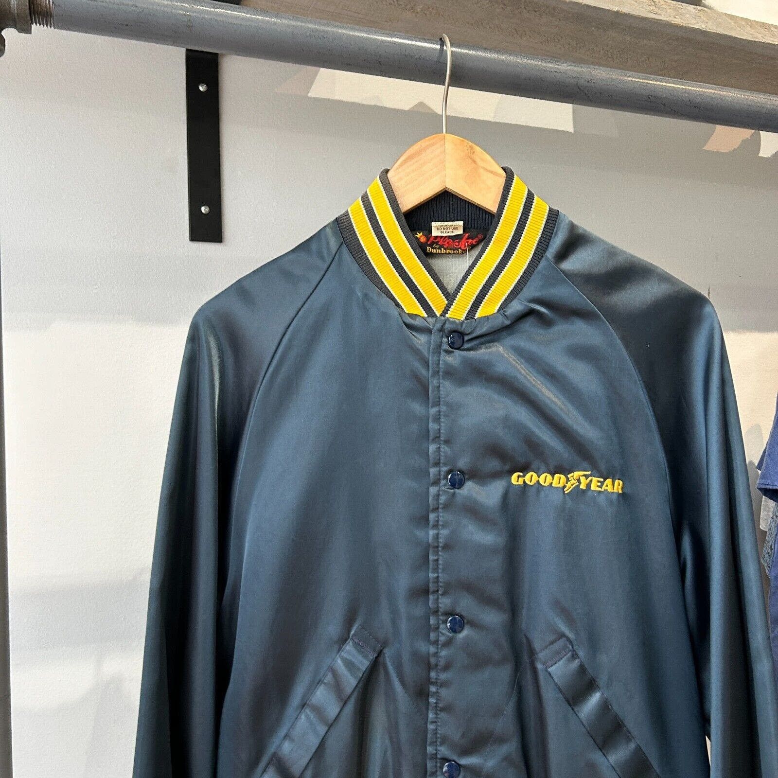 Vintage VINTAGE 90s | GoodYear Auto Body Nylon Button Snap Jacket M Size US M / EU 48-50 / 2 - 2 Thumbnail