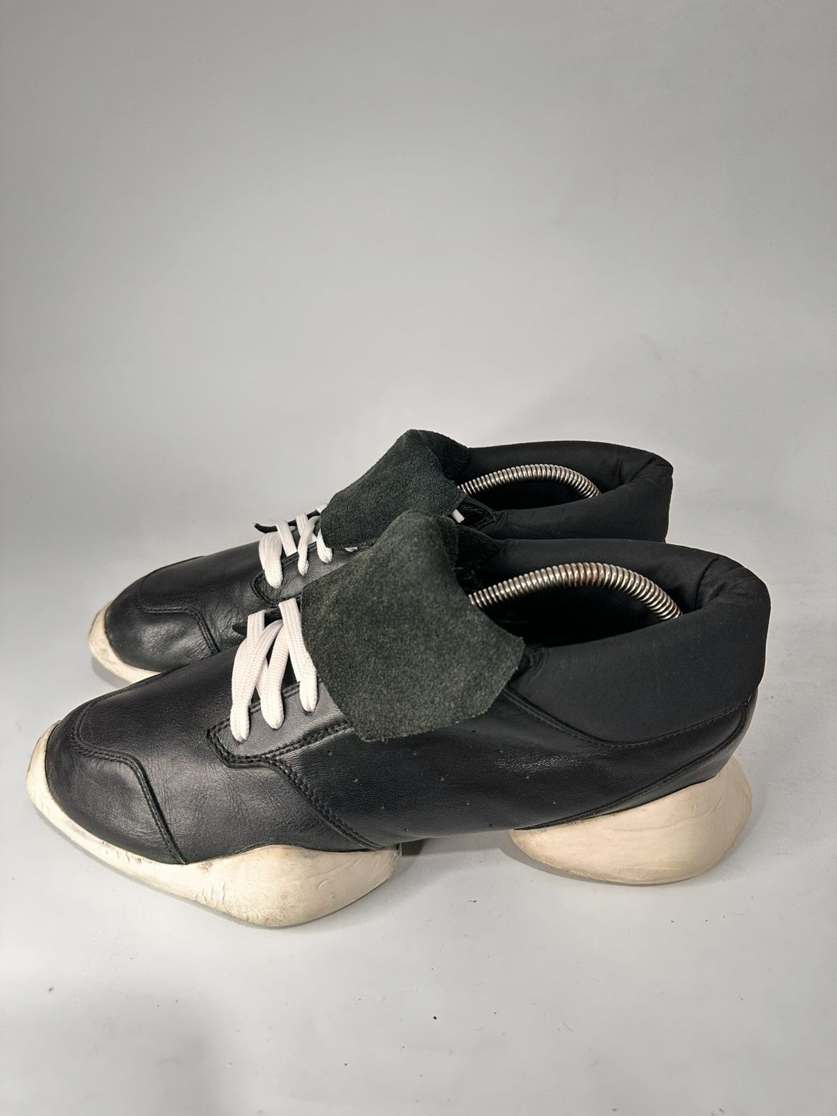 Adidas × Rick Owens Adidas x Rick Owens Tech Runner Black and White. Size US 9.5 / EU 42-43 - 3 Thumbnail