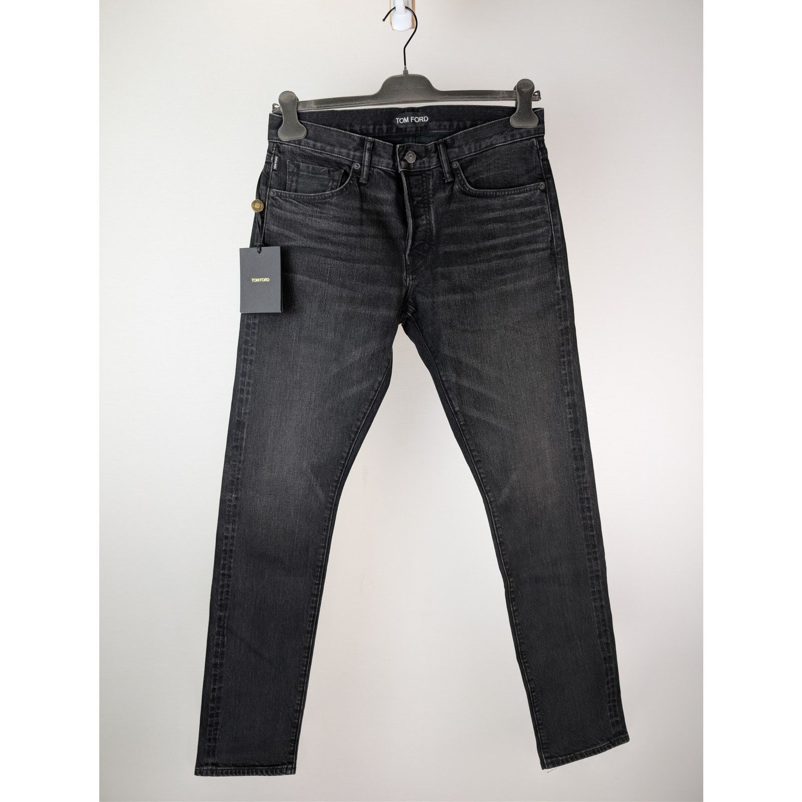 Tom Ford o1rshd1 Slim-Fit Denim Jeans in Black Size US 32 / EU 48 - 9 Thumbnail