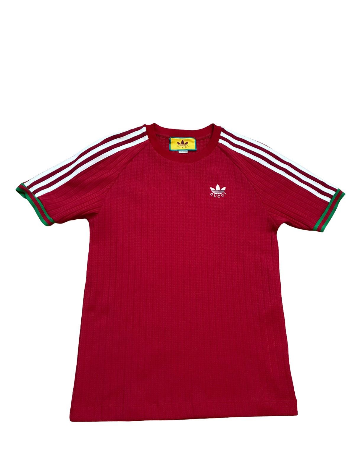 Adidas × Gucci Gucci x Adidas Red Tracksuit – Rare Collab Piece Size US M / EU 48-50 / 2 - 2 Thumbnail