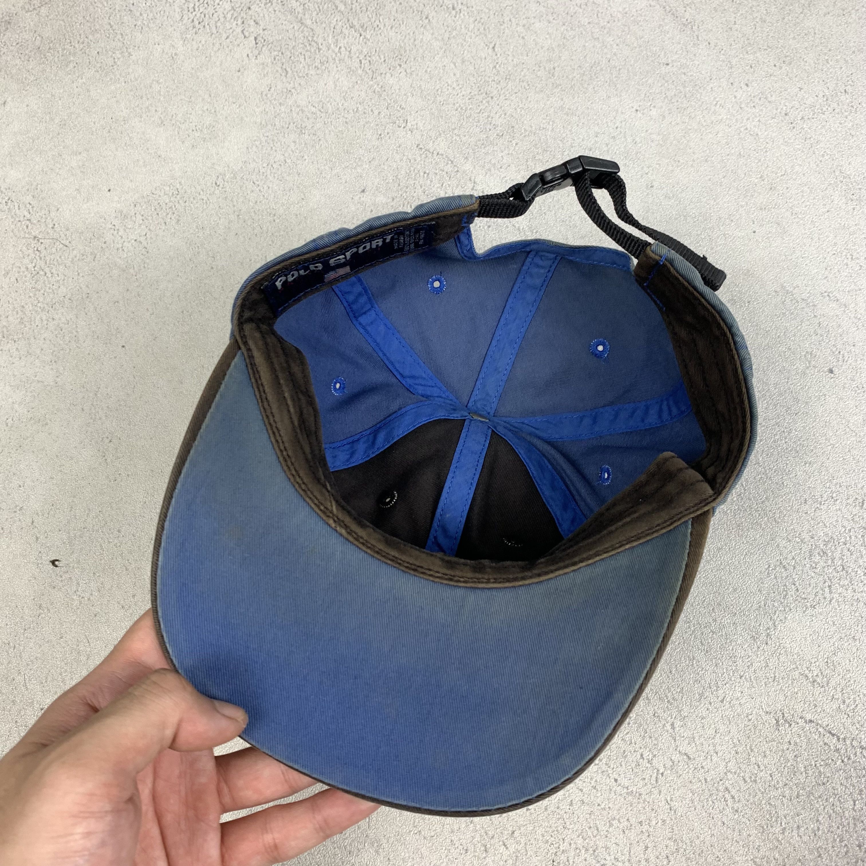 Polo Ralph Lauren Vintage Polo Sport Ralph Lauren Panel Hat Cap Size ONE SIZE - 6 Thumbnail