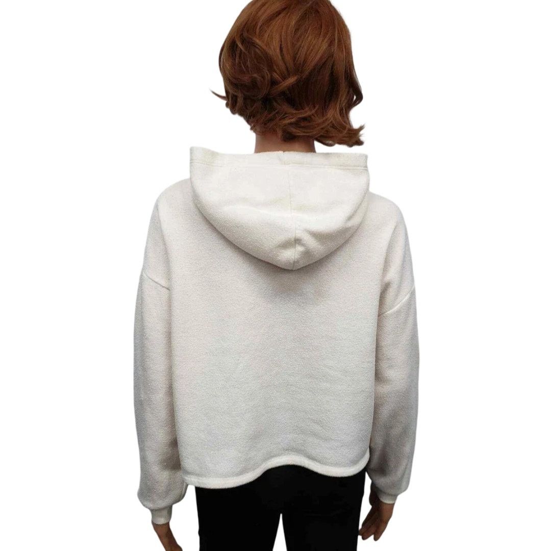Disney Disney Mickey Mouse Hoodie Fleece Sweatshirt Hooded Cropped Size XS / US 0-2 / IT 36-38 - 7 Thumbnail