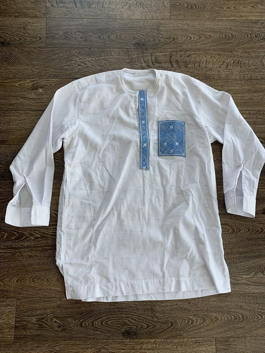 Vintage White Arab Top Size US L / EU 52-54 / 3 - 1 Thumbnail