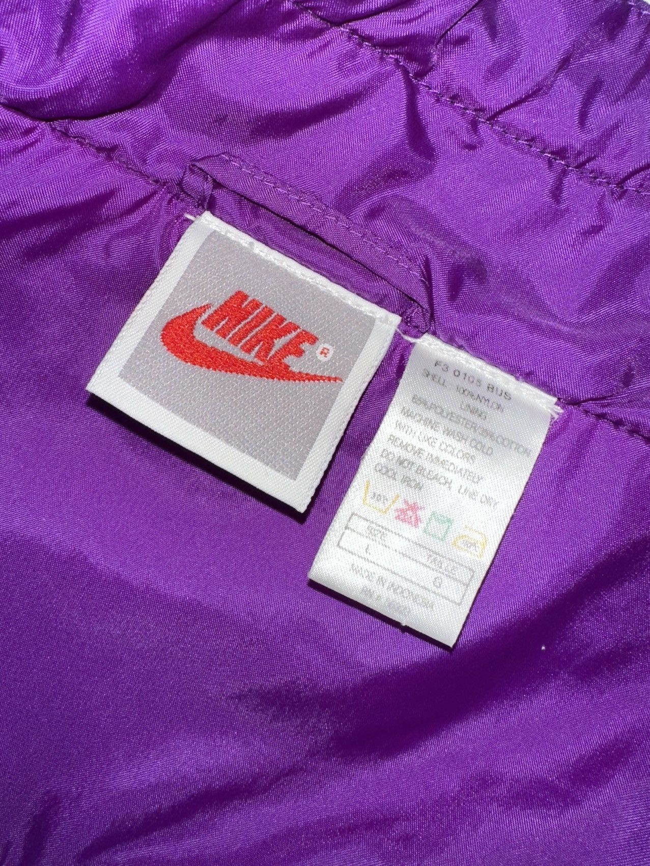 Nike Vintage 80s Nike Nylon Windbreaker Track Jacket Size US L / EU 52-54 / 3 - 5 Thumbnail