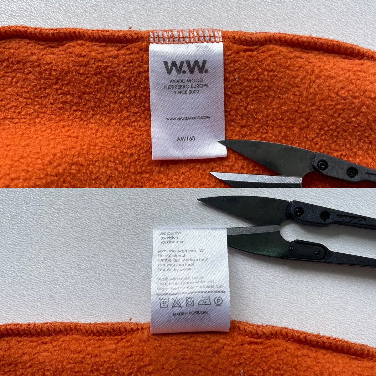 Wood Wood Wood Wood AA Soft Basic Logo Fleece Sweatshirt Orange Size US M / EU 48-50 / 2 - 8 Thumbnail