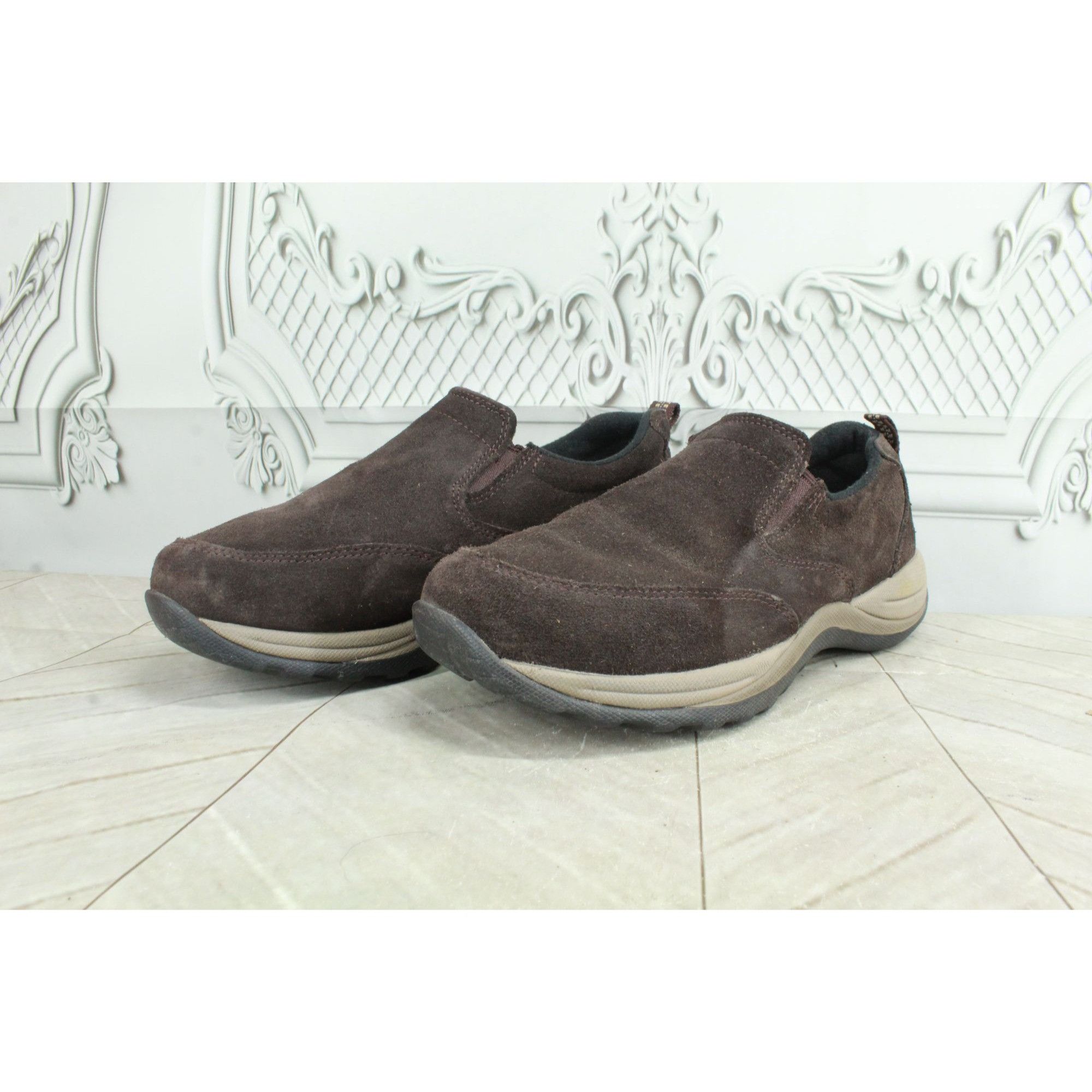 L.L. Bean LL Bean Brown Suede Slip On Comfort Moccasin Loafers Size US 9 / IT 39 - 2 Thumbnail