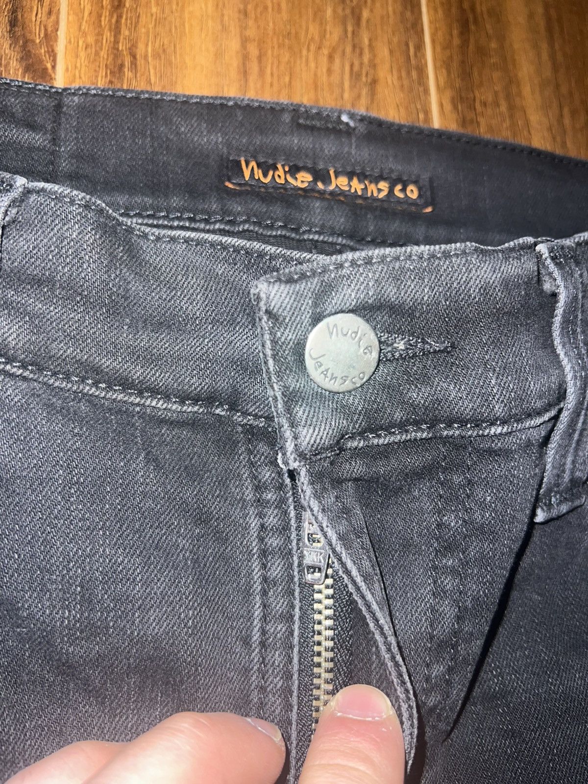 Nudie Jeans NJ1002334 Nudie Thin Finn Black Brutus Jeans Size US 30 / EU 46 - 5 Thumbnail