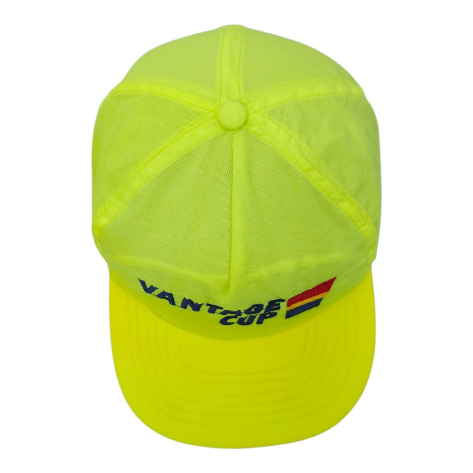 Other Vantage Cup Nylon Snapback Golf Cap Fluorescent Yellow Hat Size ONE SIZE - 6 Thumbnail