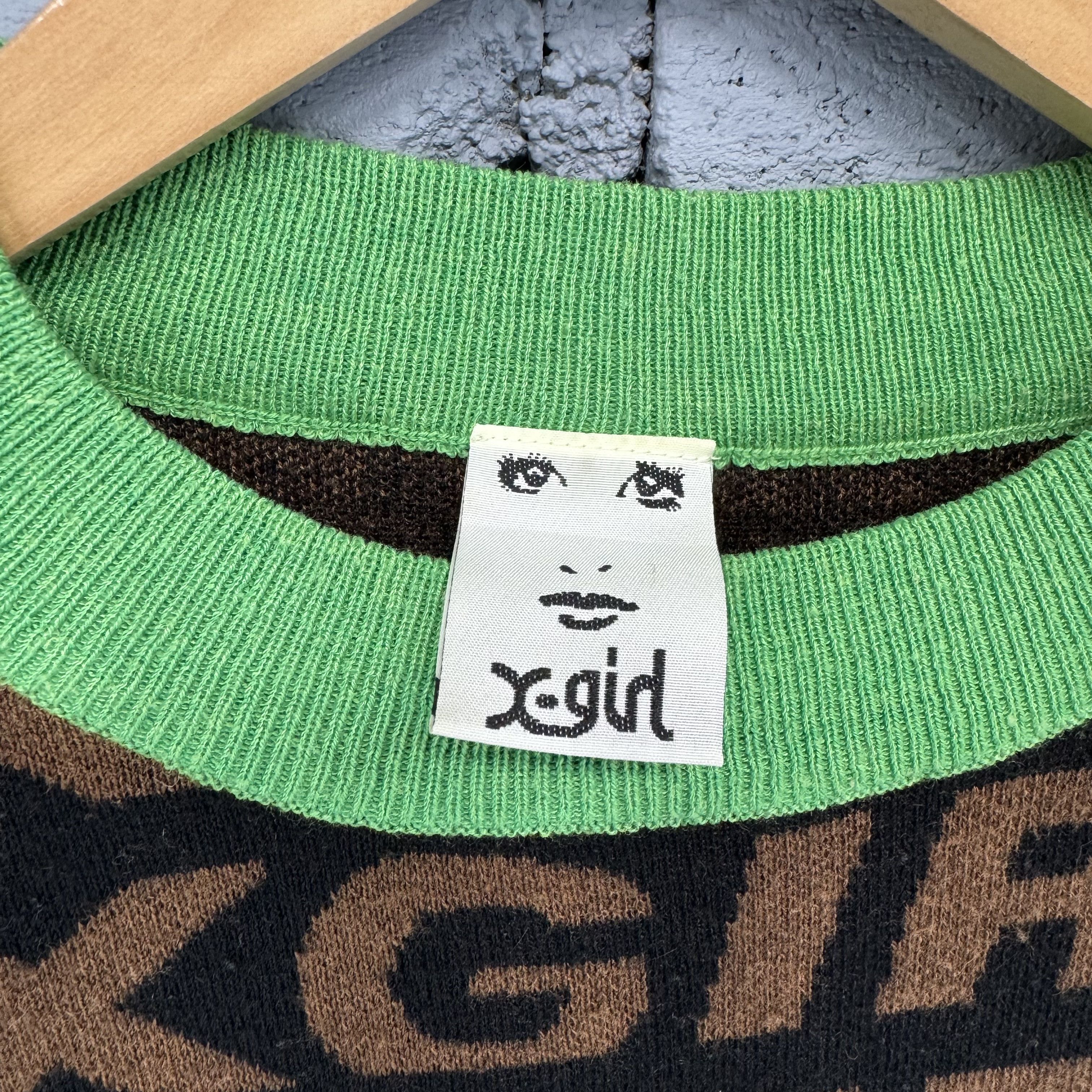 Japanese Brand Vintage Monogram XGIRL Knit Sweater Streetwear Size US S / EU 44-46 / 1 - 4 Thumbnail