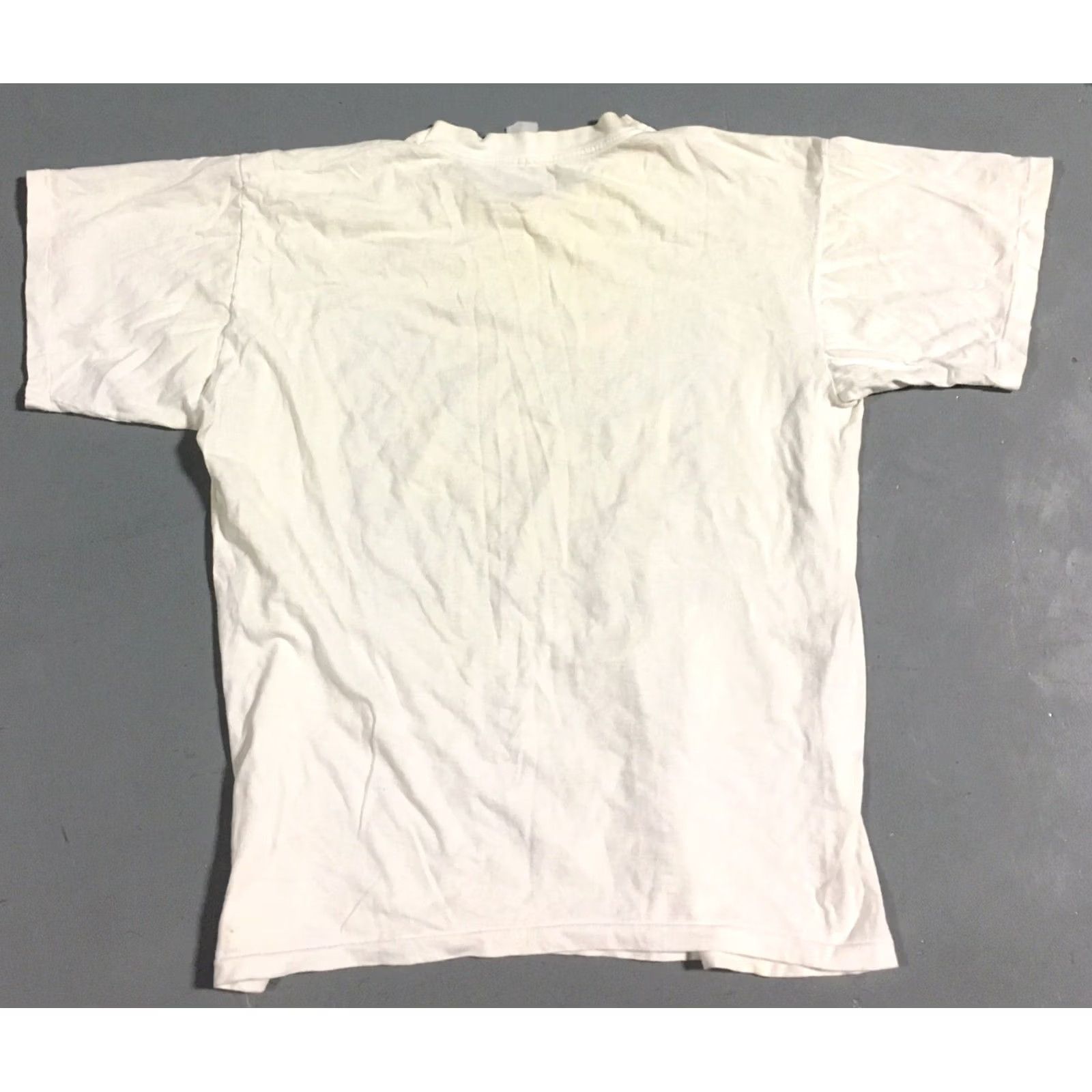 Vintage Vintage Dive Hanauma Bay Hawaii Neon Graphics Tee Single Stitch L XL 80s 90s Mens White Cotton Graphic Tee Beachwear Sportswear Mar9 Size US L / EU 52-54 / 3 - 6 Thumbnail