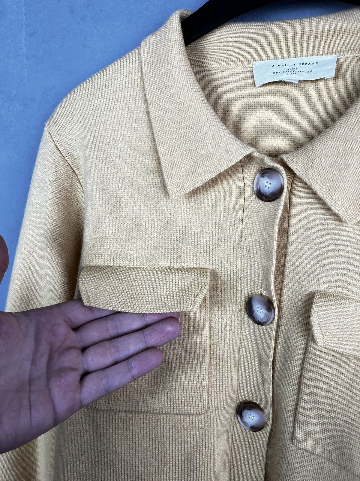 Designer × Other × Sezane Sezane blazer jacket Size L / US 10 / IT 46 - 7 Thumbnail
