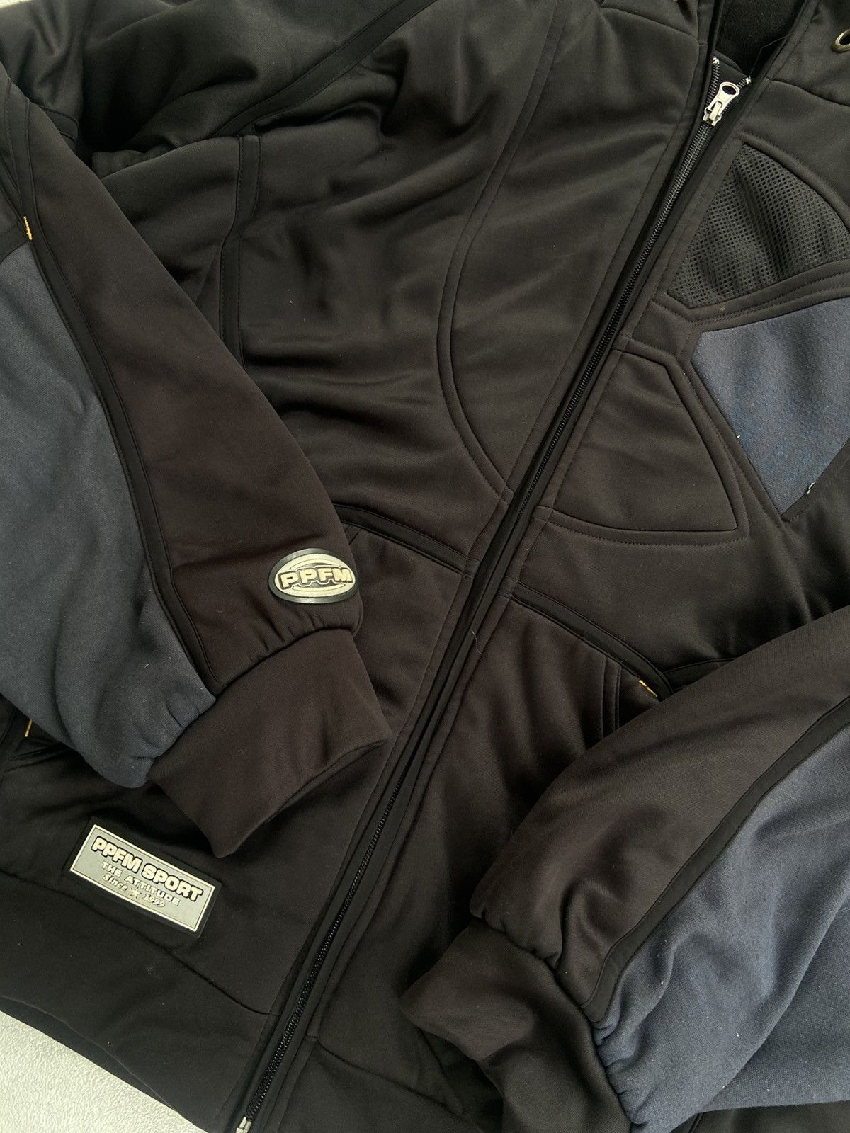 PPFM 2000s PPFM - PPFMTHE+ Research Grup Zip Hoodie Jacket Size US L / EU 52-54 / 3 - 4 Thumbnail