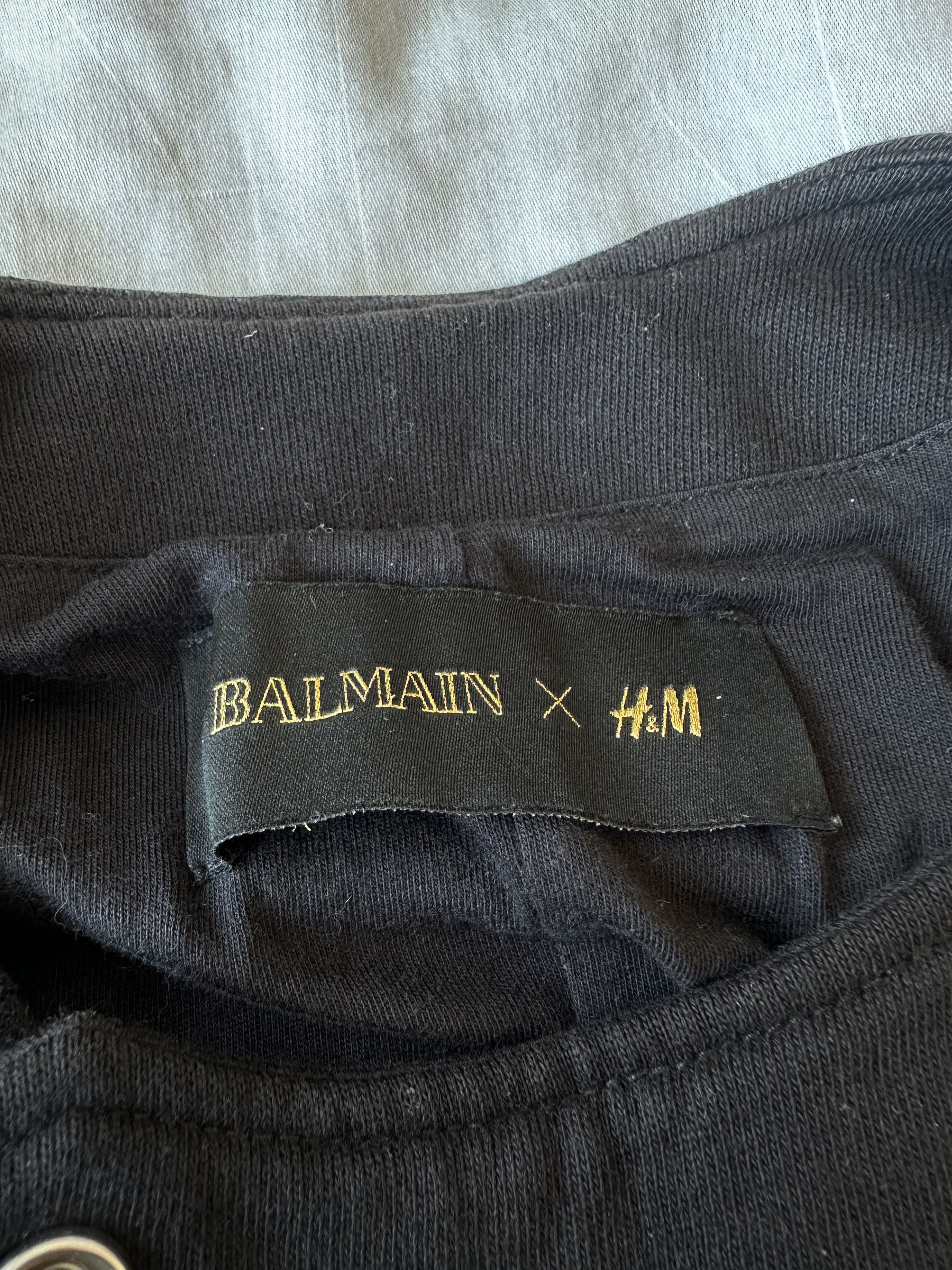 Balmain × H&M Balmain x H&M Cotton Zip Up Biker Jacket Archive Size US XS / EU 42 / 0 - 4 Thumbnail