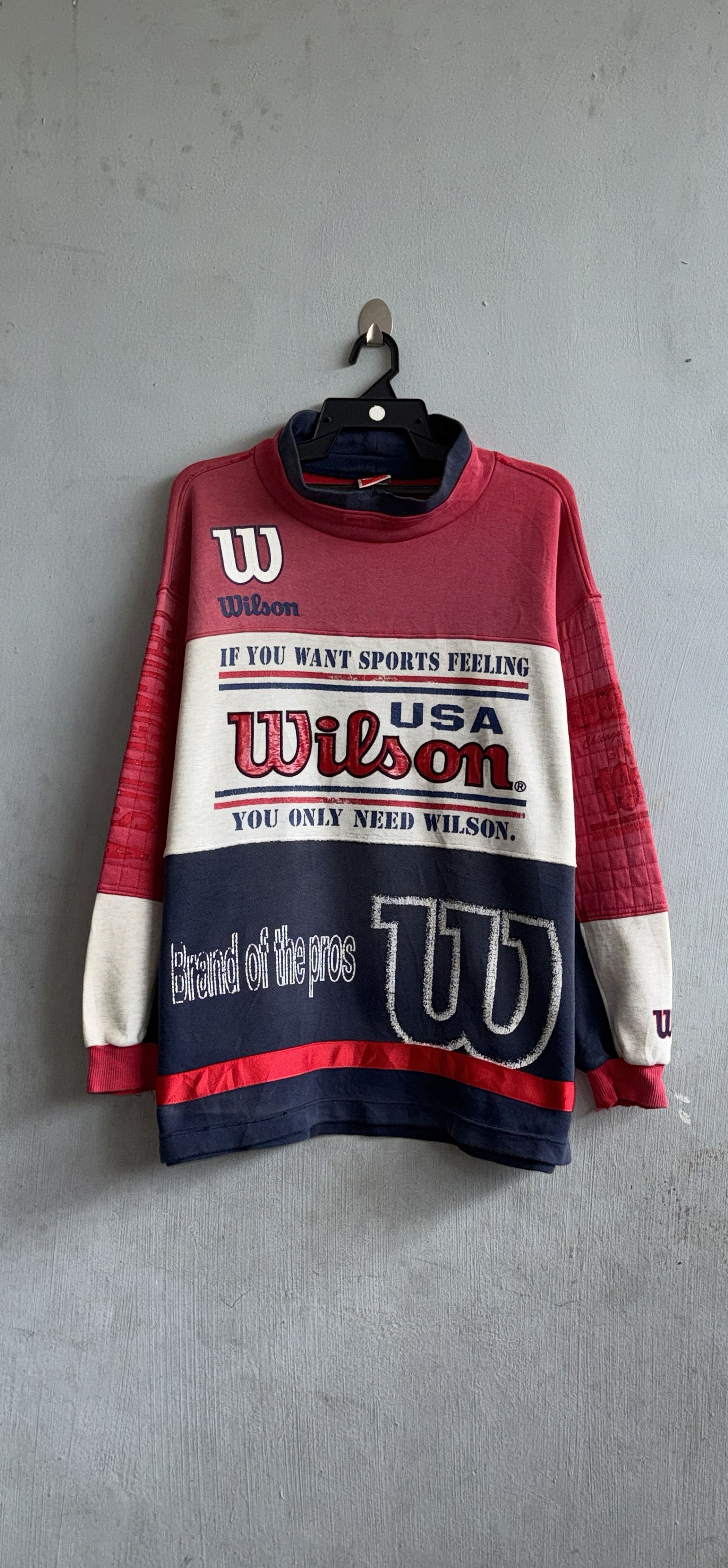 Wilson Full Print Vintage Sweatshirt