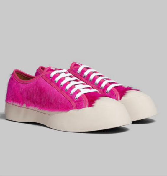 Marni o1w1db10524 Calfskin Sneakers in Pink Size US 11 / EU 44 - 2 Thumbnail