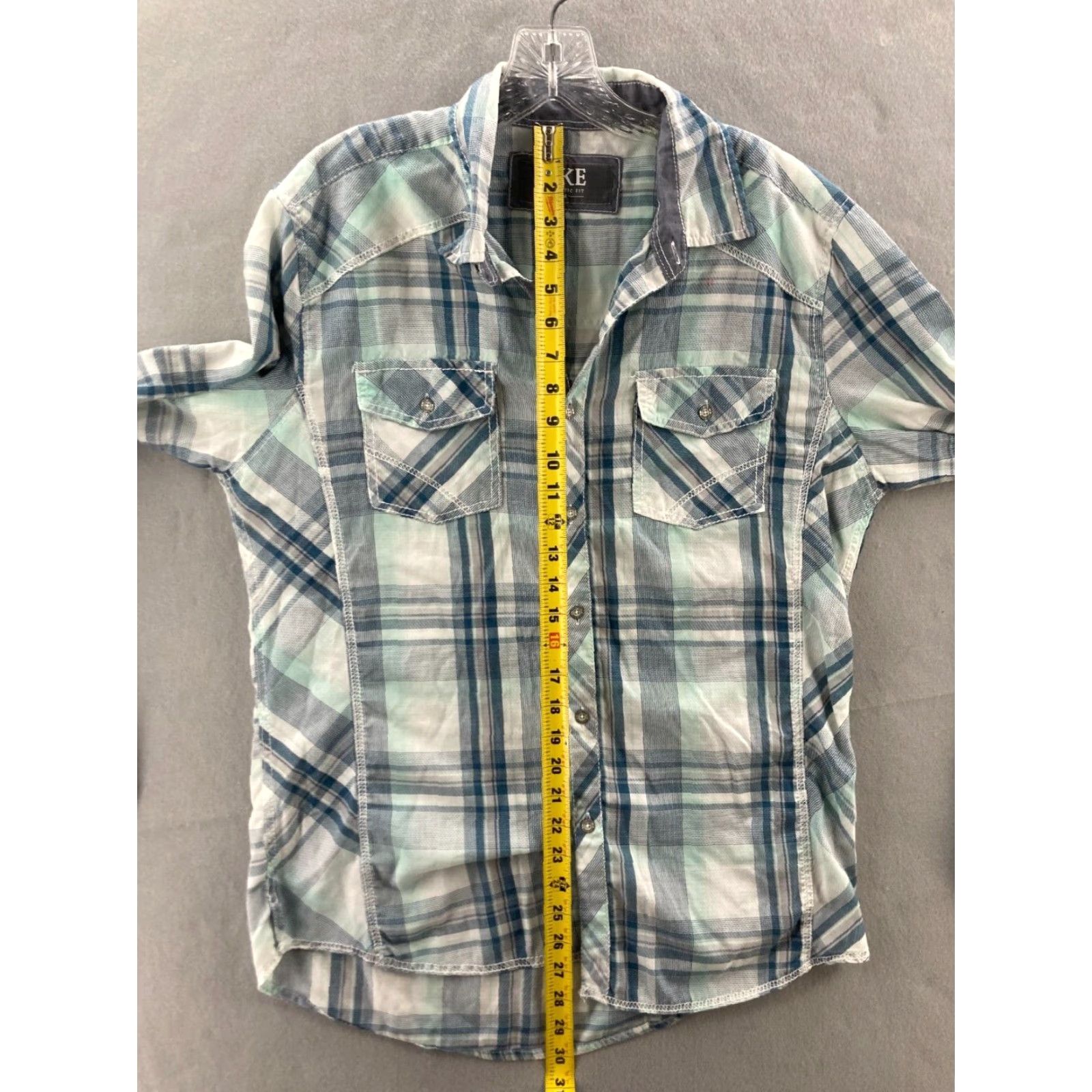 Vintage BKE Shirt Mens Medium Plaid Long Sleeve Athletic Fit Button Up Western Size US M / EU 48-50 / 2 - 5 Thumbnail