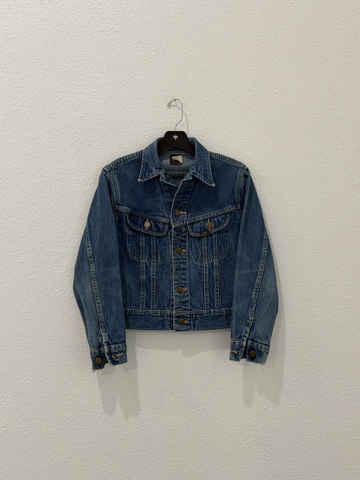Lee Vintage 60s Lee Denim Trucker Jacket Union Made USA Wmn’s 14 Size S / US 4 / IT 40 - 1 Thumbnail