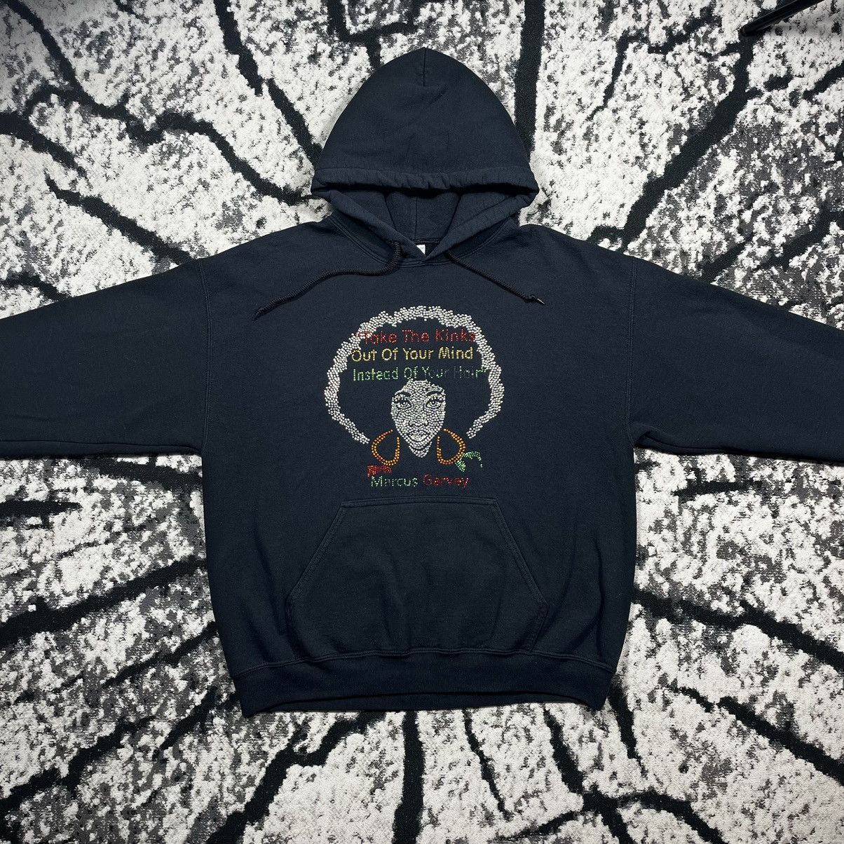Rap Tees Vintage 00s Marcus Garvey Band Hoodie Sweatshirt Rare Hype Size US L / EU 52-54 / 3 - 3 Thumbnail
