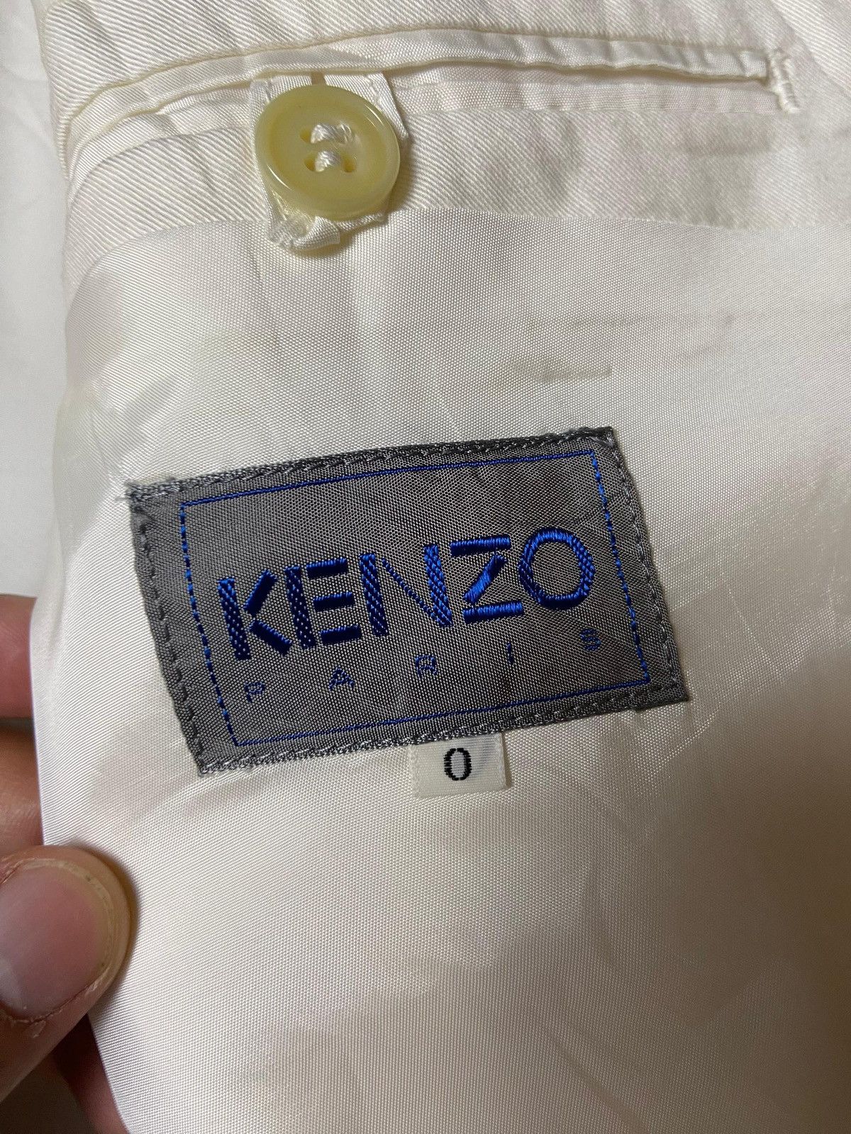 Designer × Kenzo × Vintage Vintage KENZO Tailored Double Breasted Blazer (129) Size US XXS / EU 40 - 8 Thumbnail