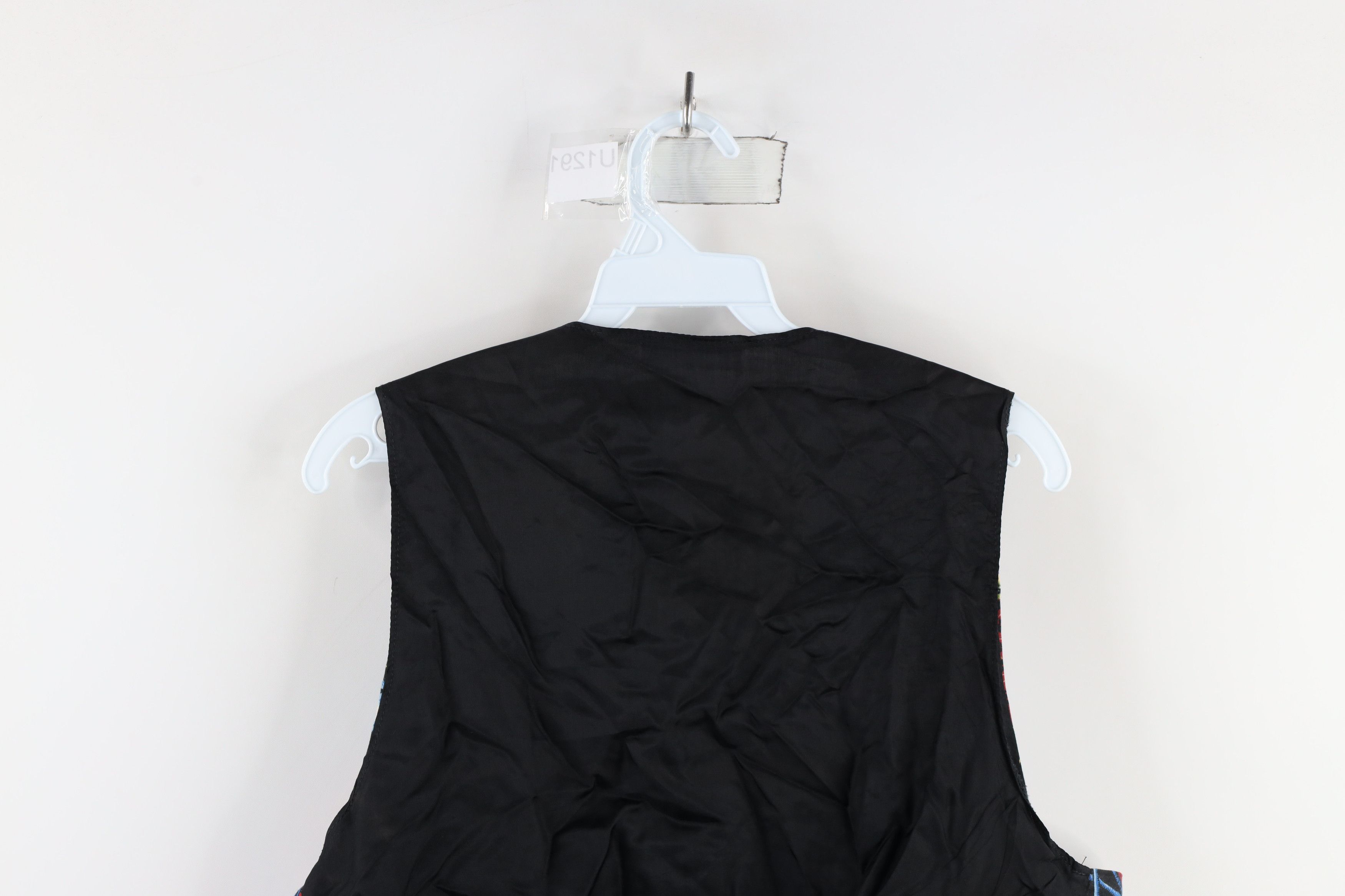 Vintage Vintage 90s Streetwear Tie Back Button Vest Jacket USA Size L / US 10 / IT 46 - 12 Thumbnail
