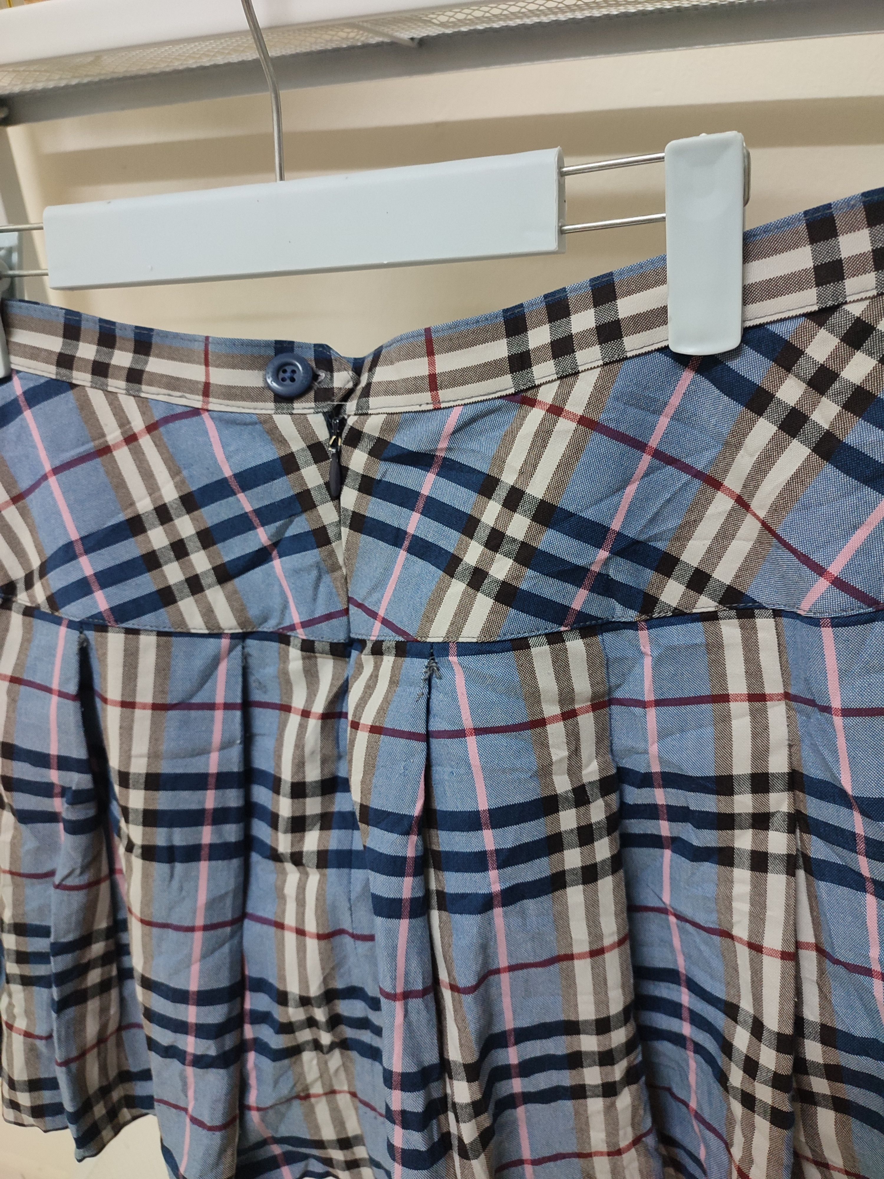 Japanese Brand Vintage Double Zip Elite Skirt Nova Check Size 32" / US 10 / IT 46 - 2 Thumbnail