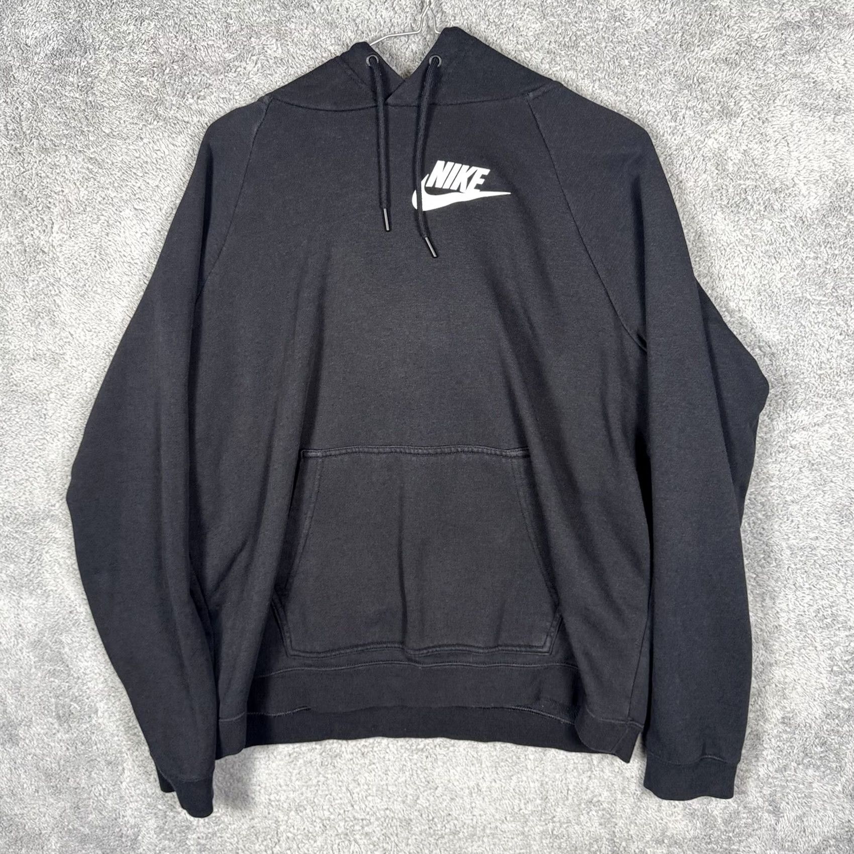 Nike VINTAGE Nike Hoodie Women L Rally Fleece Drop Shoulder Sportswear NSW PulloverSweatshirt Size L / US 10 / IT 46 - 2 Thumbnail