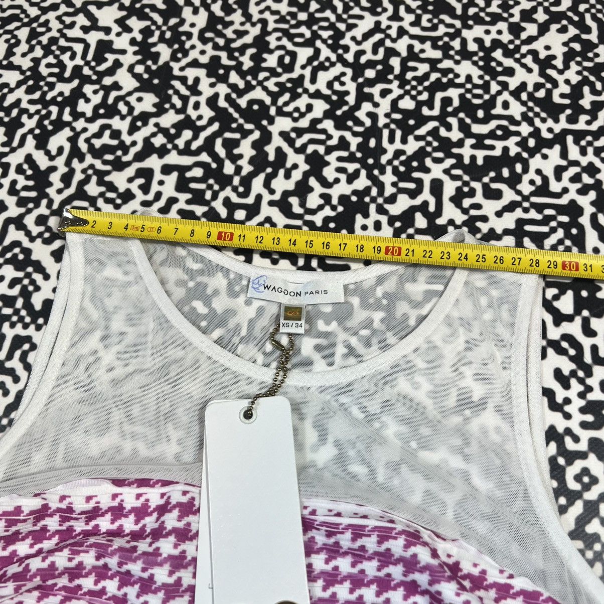 Japanese Brand Vintage Y2K Waggon Paris Floral Retro Luxury Mini Dress Size XS / US 0-2 / IT 36-38 - 16 Thumbnail