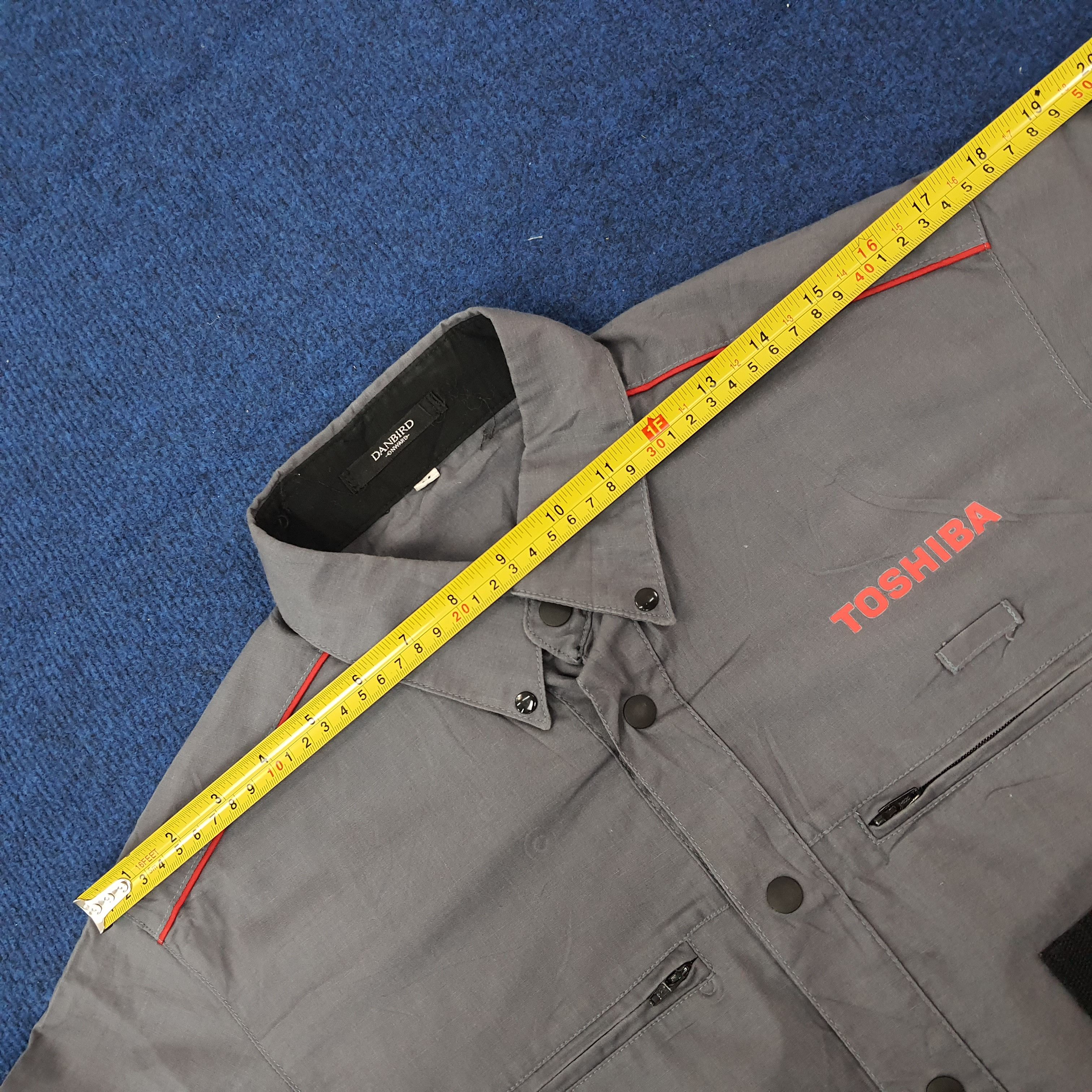 Japanese Brand Vintage Toshiba Japan Tech Brand Work Shirt C223N38 Size US M / EU 48-50 / 2 - 9 Thumbnail