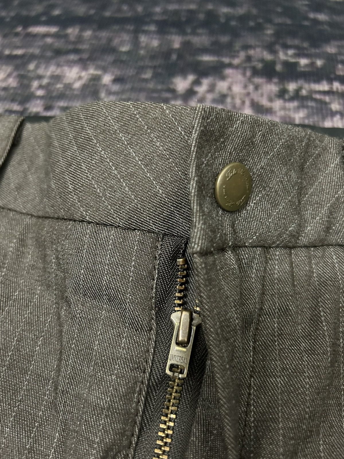 Tete Homme Herringbone Tete Homme Issey Miyake Bottom Button Pants Size US 32 / EU 48 - 14 Thumbnail