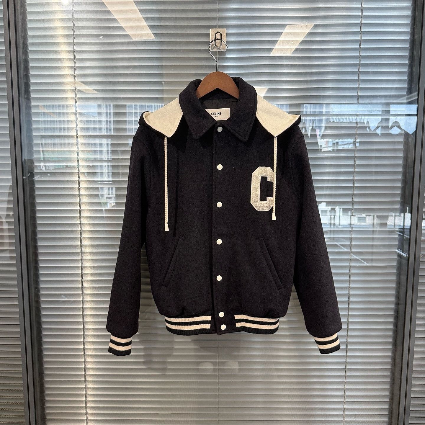 Celine CELINE Letter C Cashmere Jacket Size 36 Size XS / US 0-2 / IT 36-38 - 1 Thumbnail