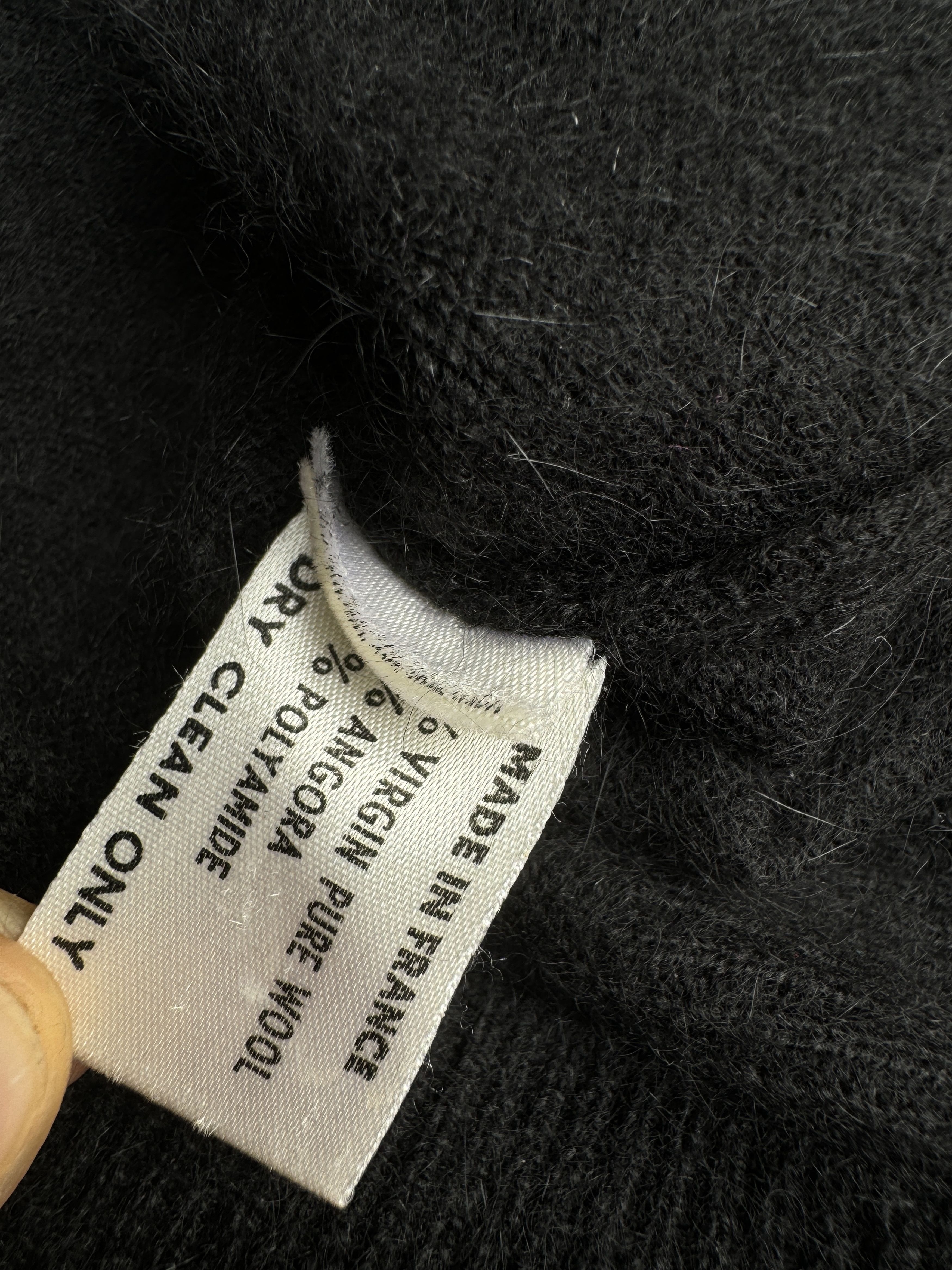 Yves Saint Laurent Black Wool Blend Cardigan Size S / US 4 / IT 40 - 5 Thumbnail