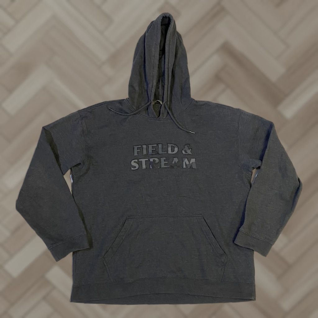 Vintage Field & Stream Hoodie Mens Large Gray Size US L / EU 52-54 / 3 - 1 Thumbnail