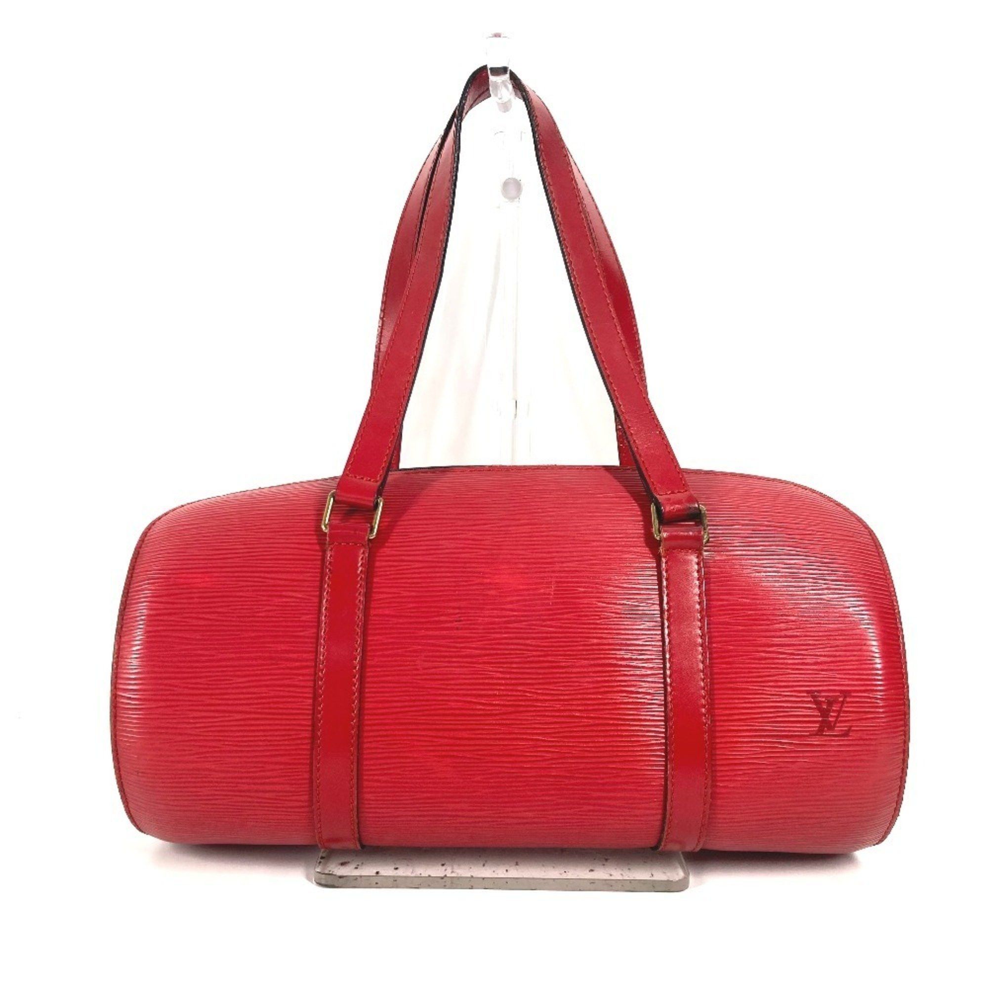 Louis Vuitton M52227 Epi Soufflot Shoulder Bag Handbag Leather Women's Red